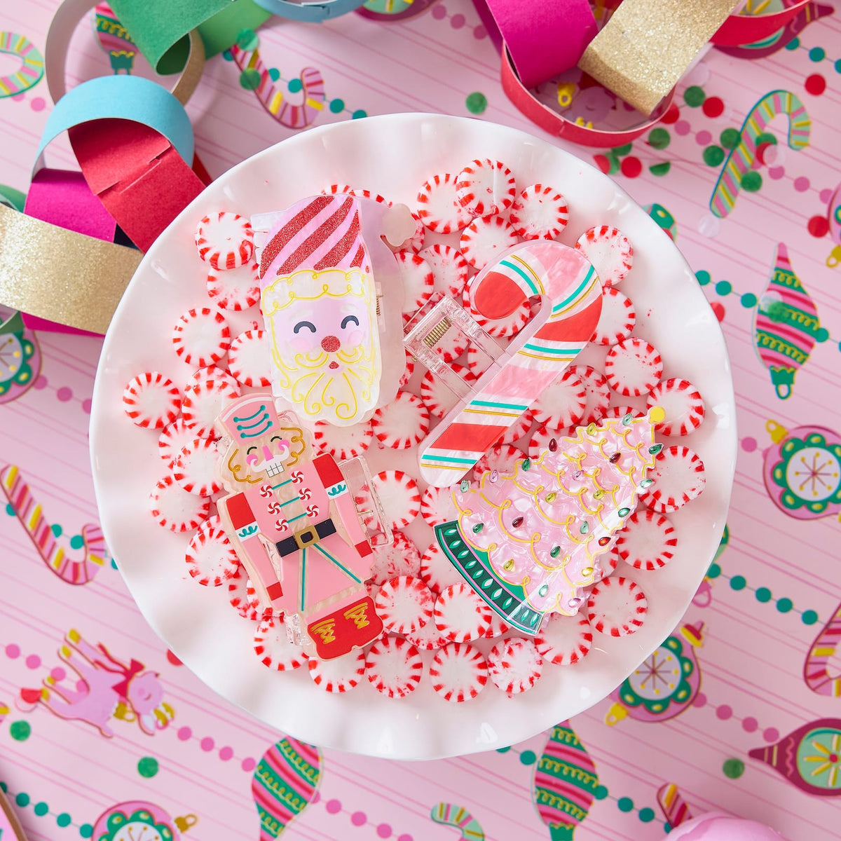 Santa Baby Hair Claw Clip