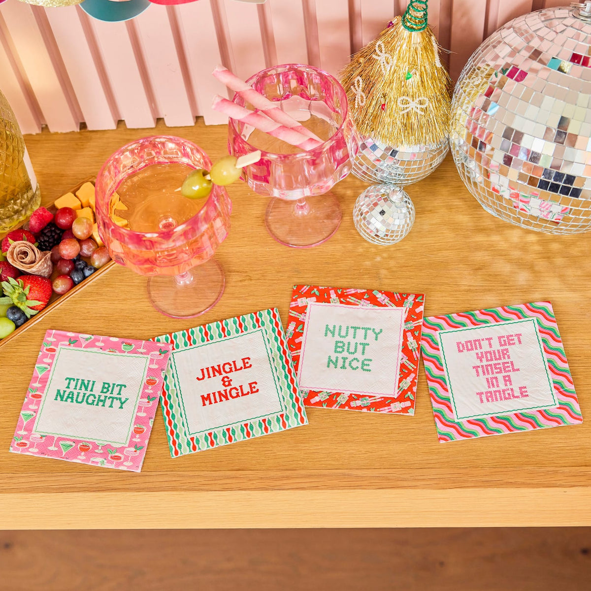 Feeling Festive Christmas Cocktail Napkin Set (40 ct)