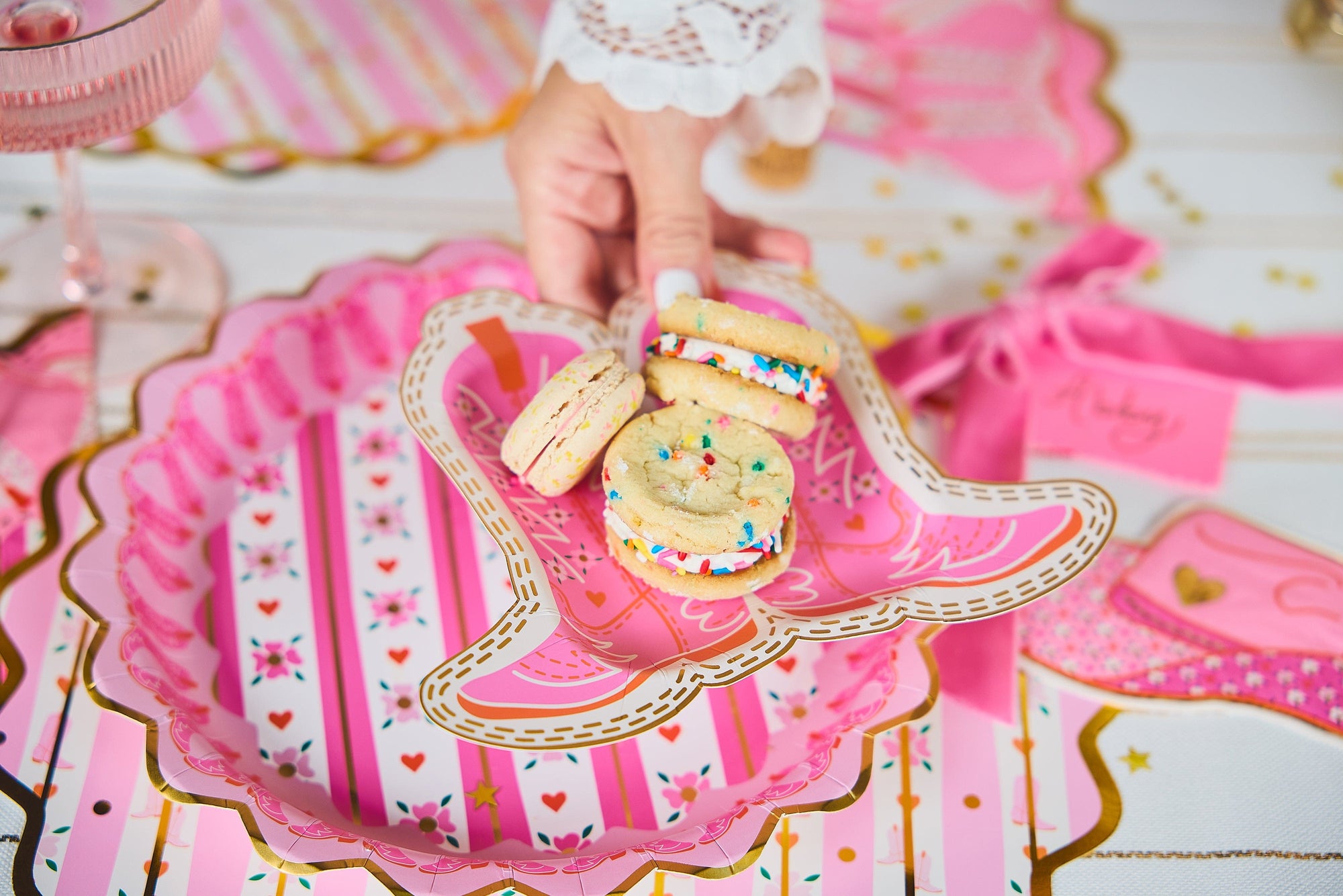 Cowboy Boot Dessert Plates (10 count)