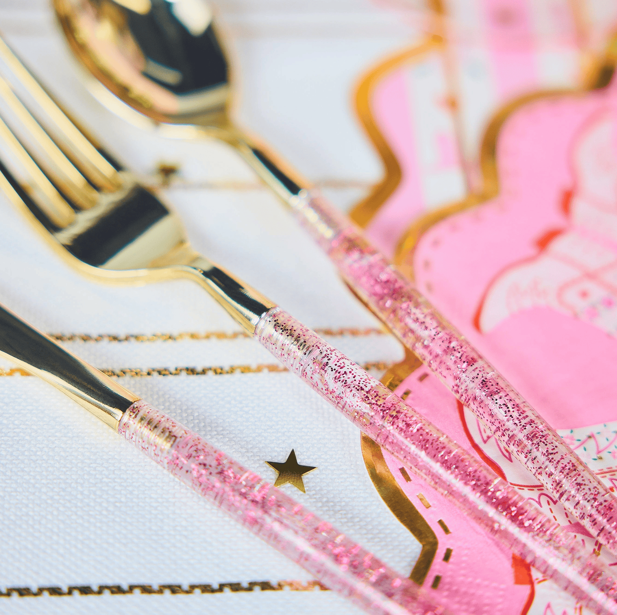Glitter Utensil Set (30 count)