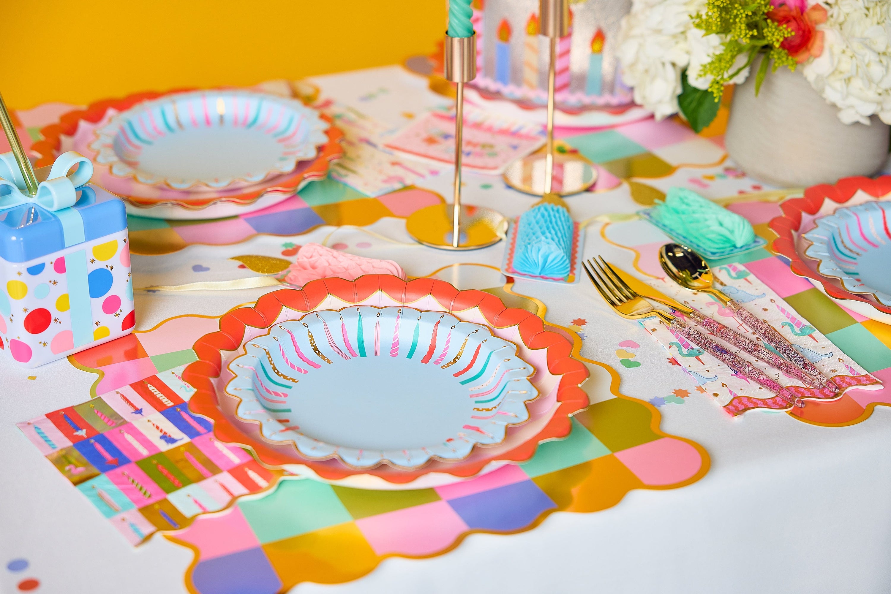 Birthday Wishes Tableware Party Kit