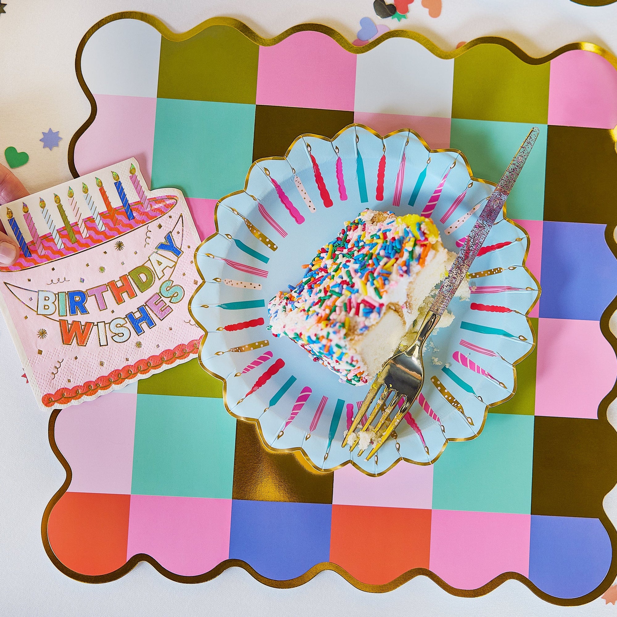 Birthday Wishes Tableware Party Kit