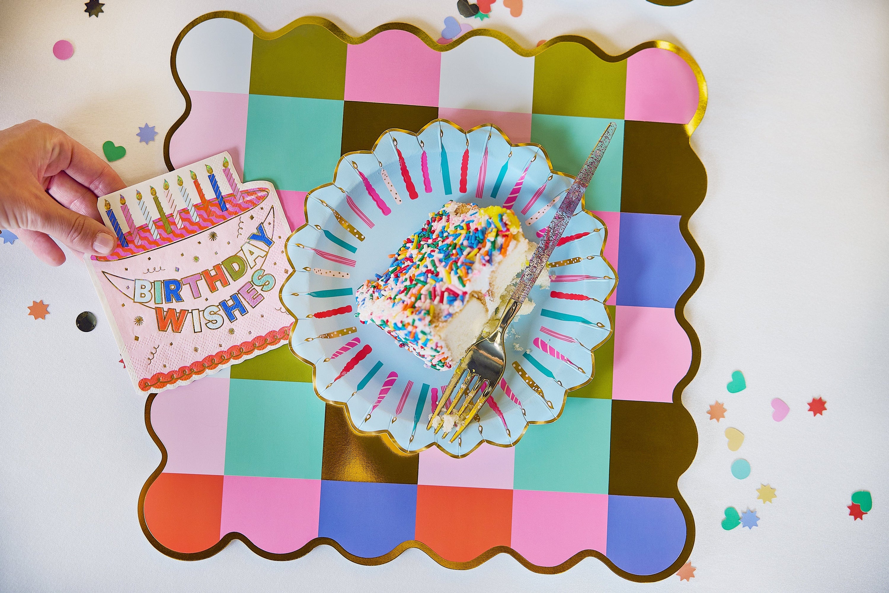 Birthday Wishes Tableware Party Kit