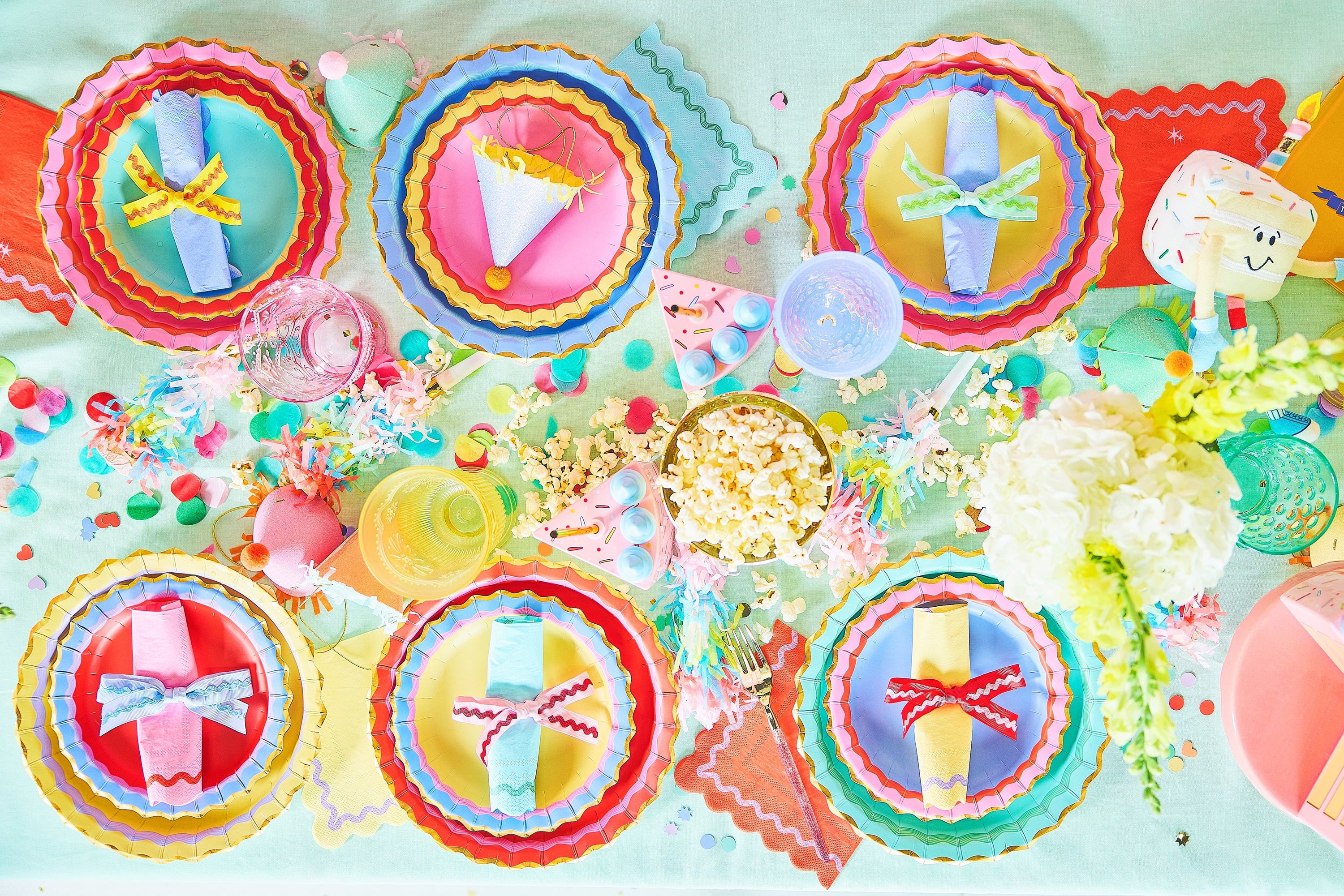 Mini Glitter Party Hats (set of 8)