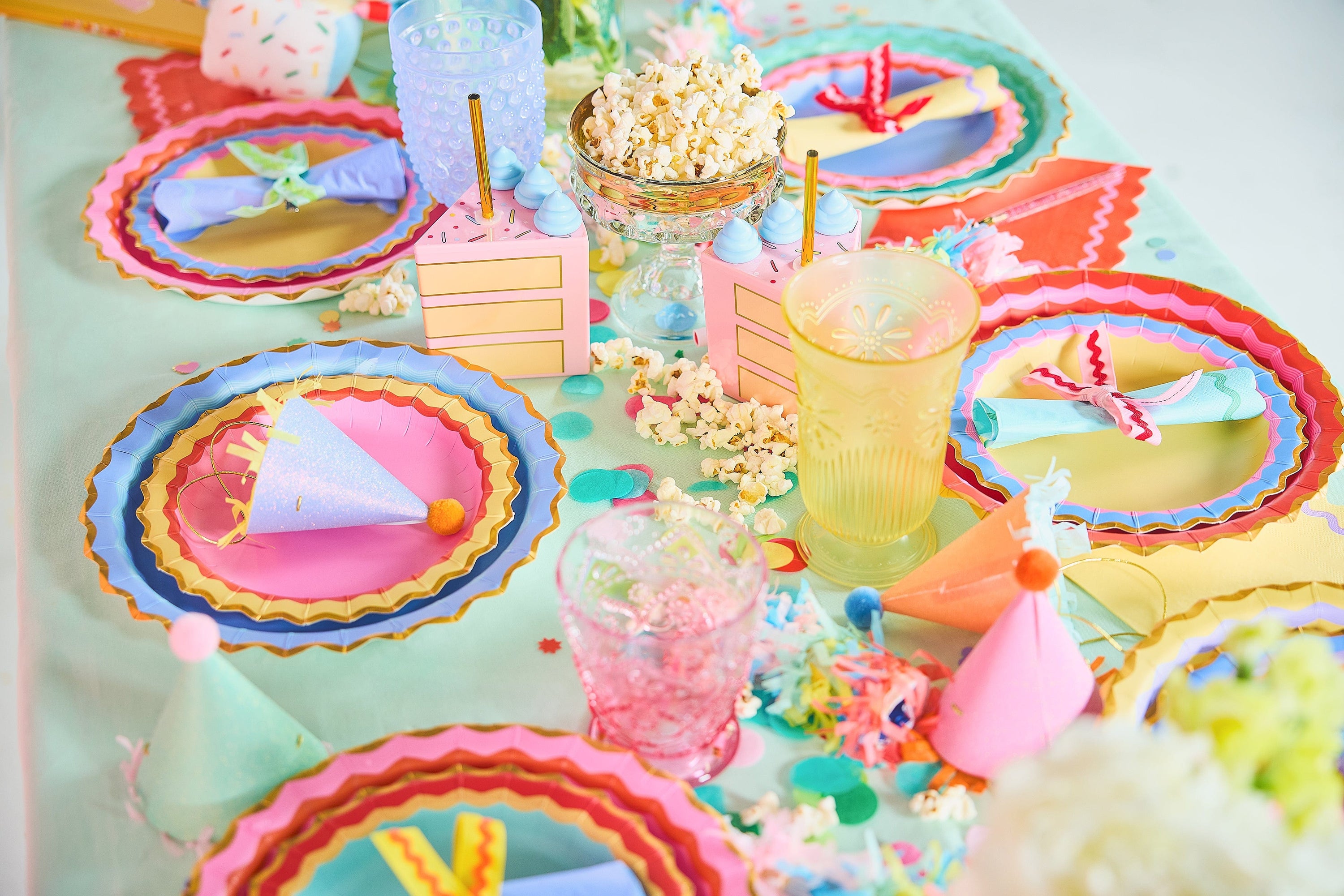 Ric Rac Rainbow Tableware Party Kit