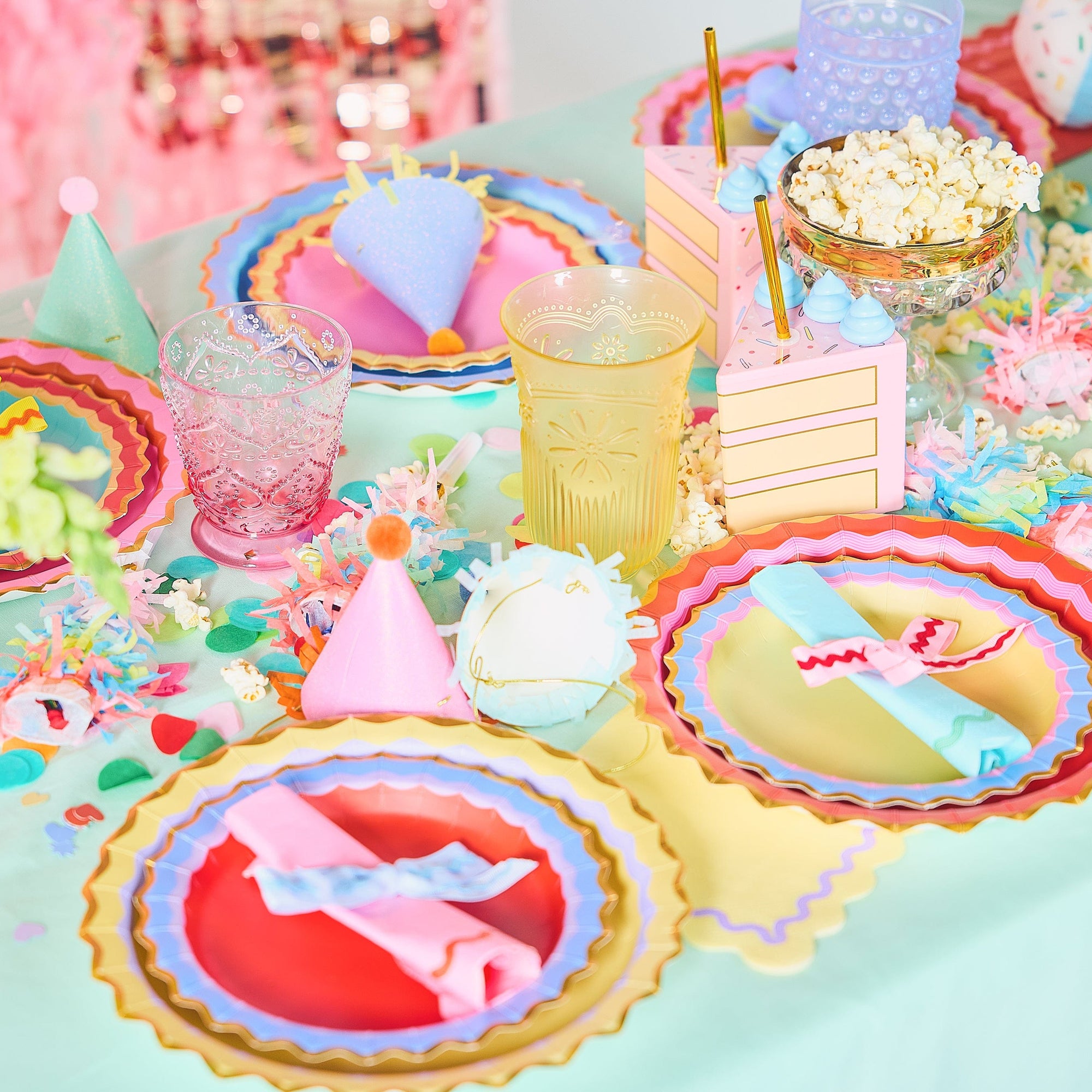 Ric Rac Rainbow Tableware Party Kit