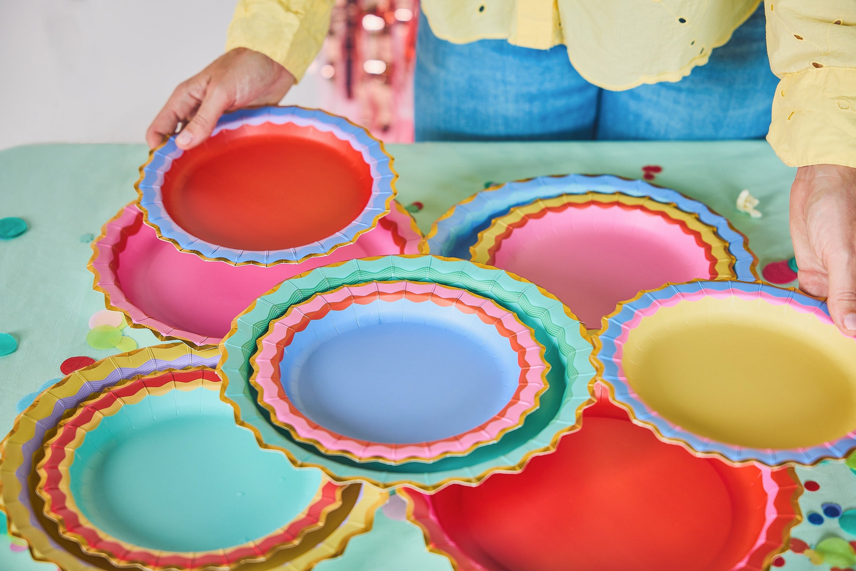 Ric Rac Rainbow Tableware Party Kit