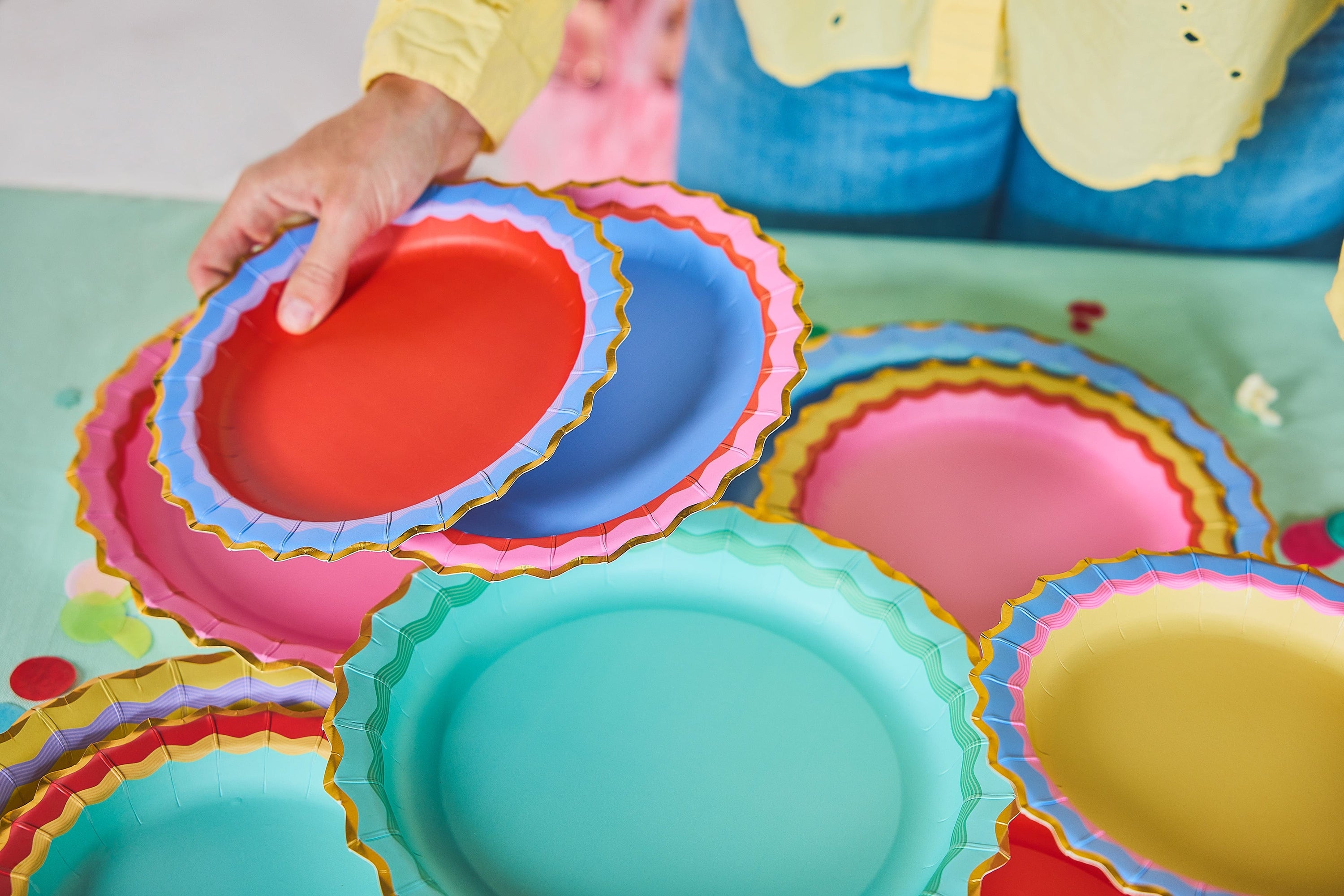 Ric Rac Rainbow Tableware Party Kit