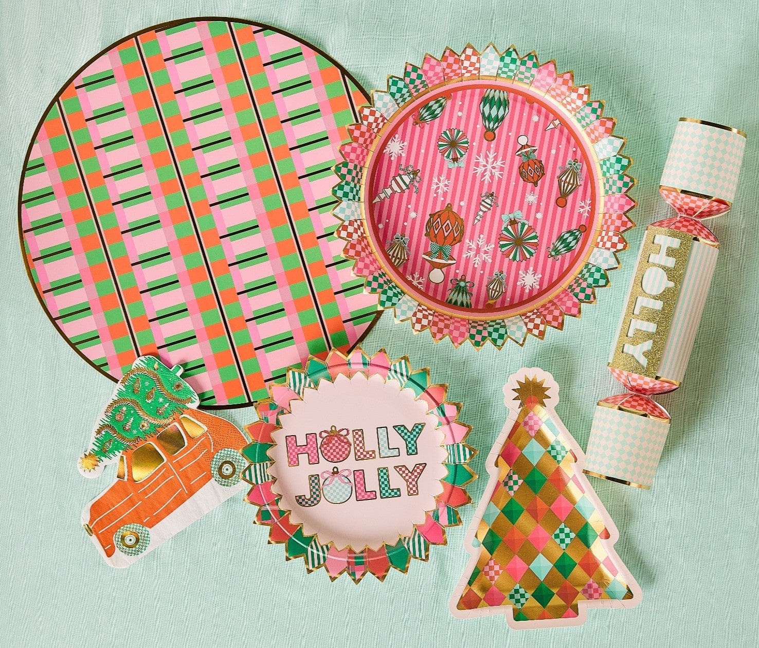 Deck the Halls Dinner Plates (10 count)