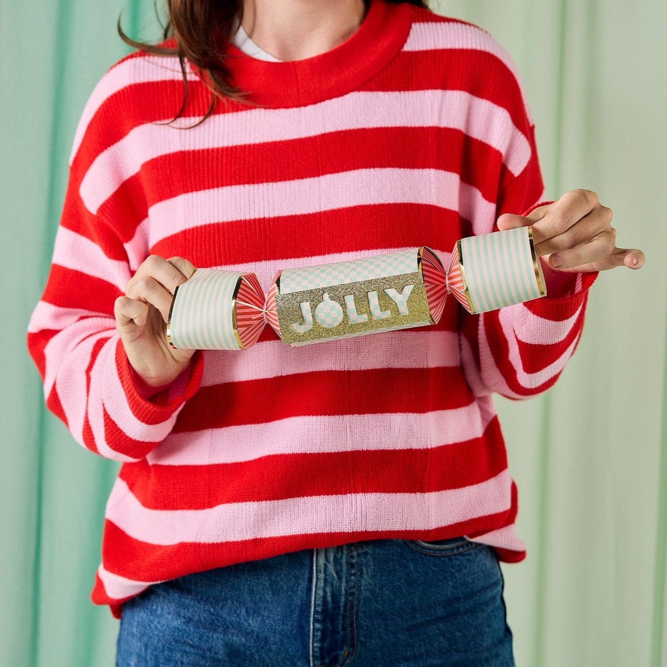 Holly Jolly Holiday Crackers (Set of 6)