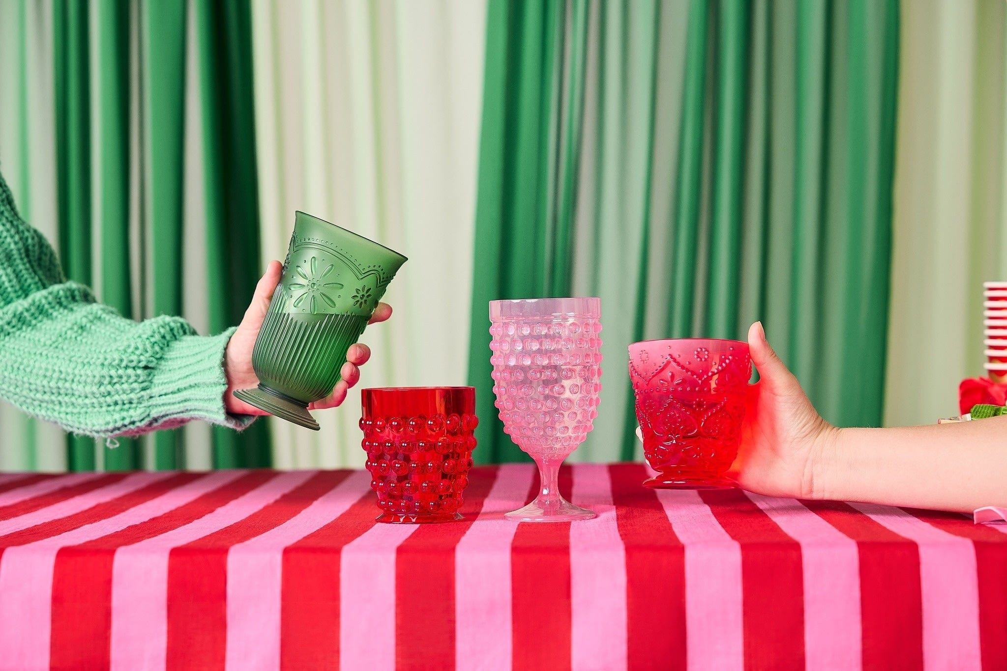 Vintage Vibes Holiday Reusable Cup Set