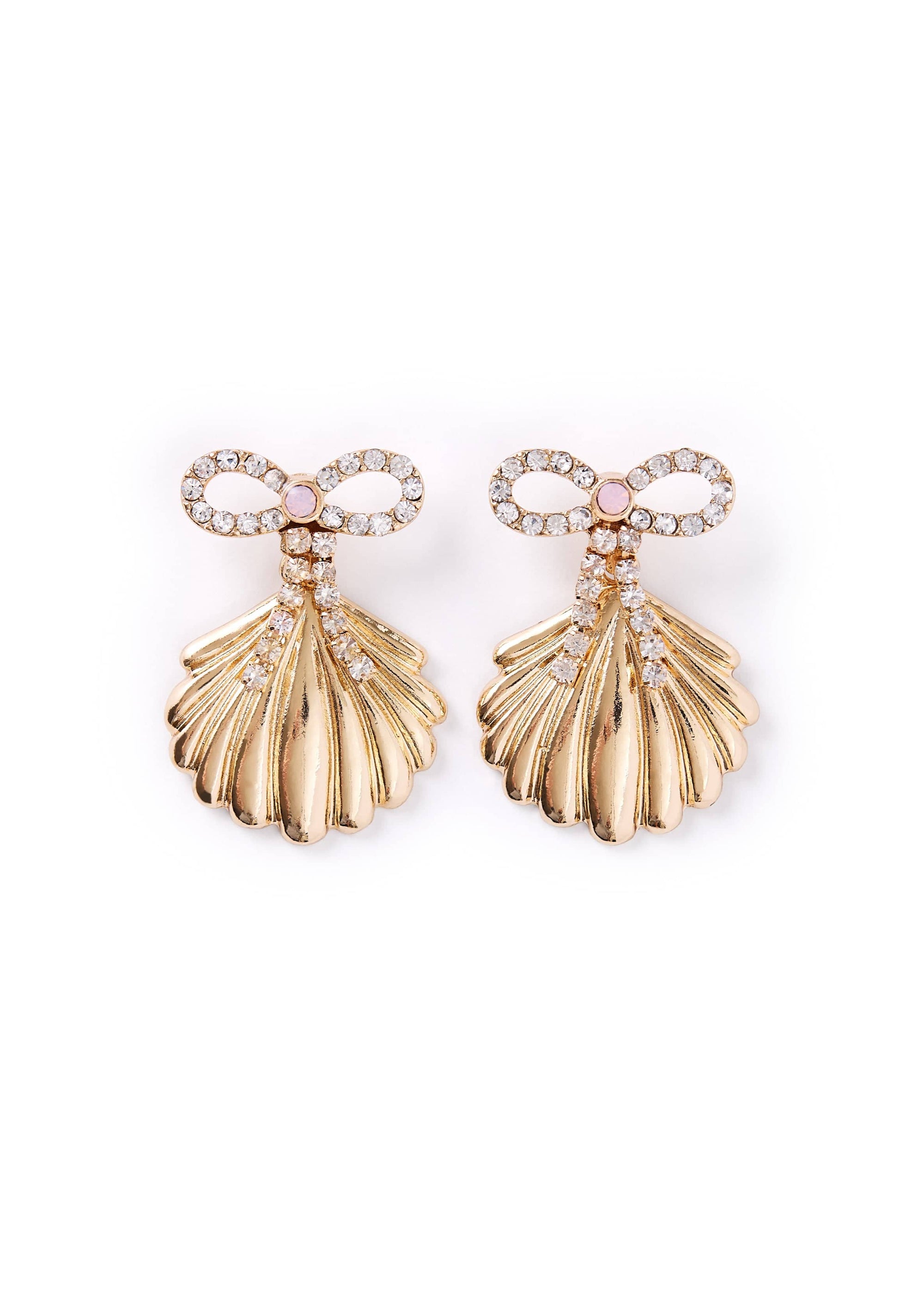 Shell Of a Time Bow Earrings