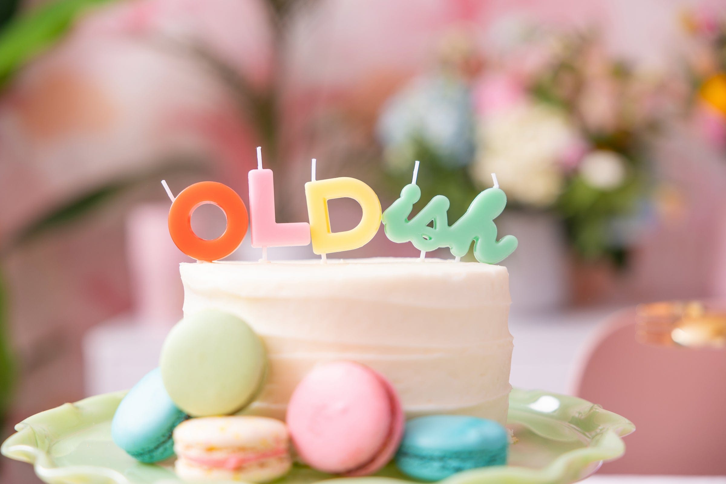 OLDish Birthday Candle