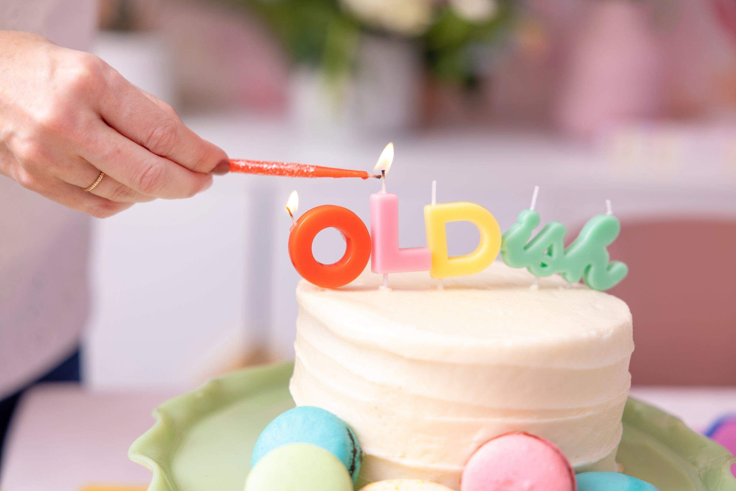 OLDish Birthday Candle