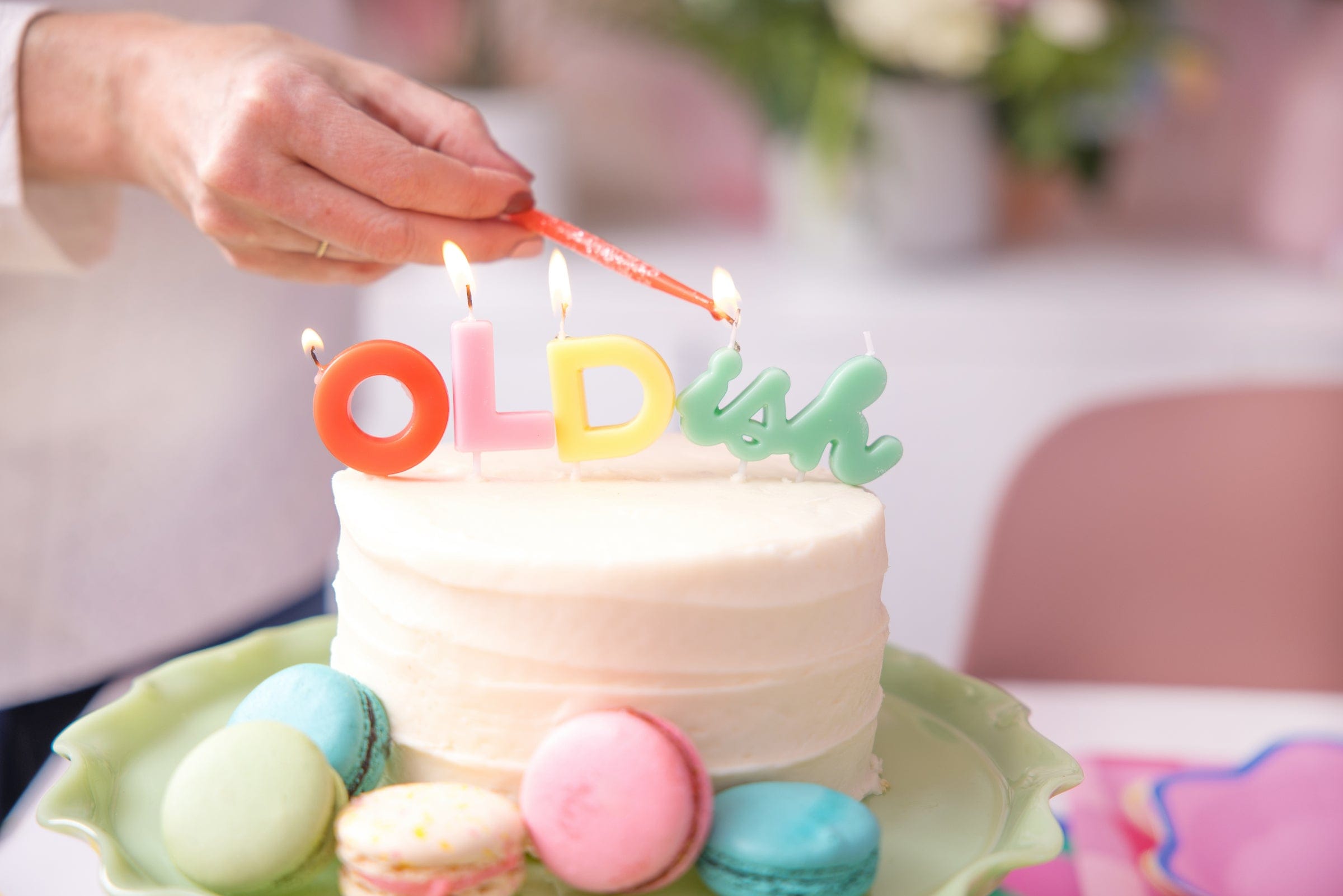 OLDish Birthday Candle