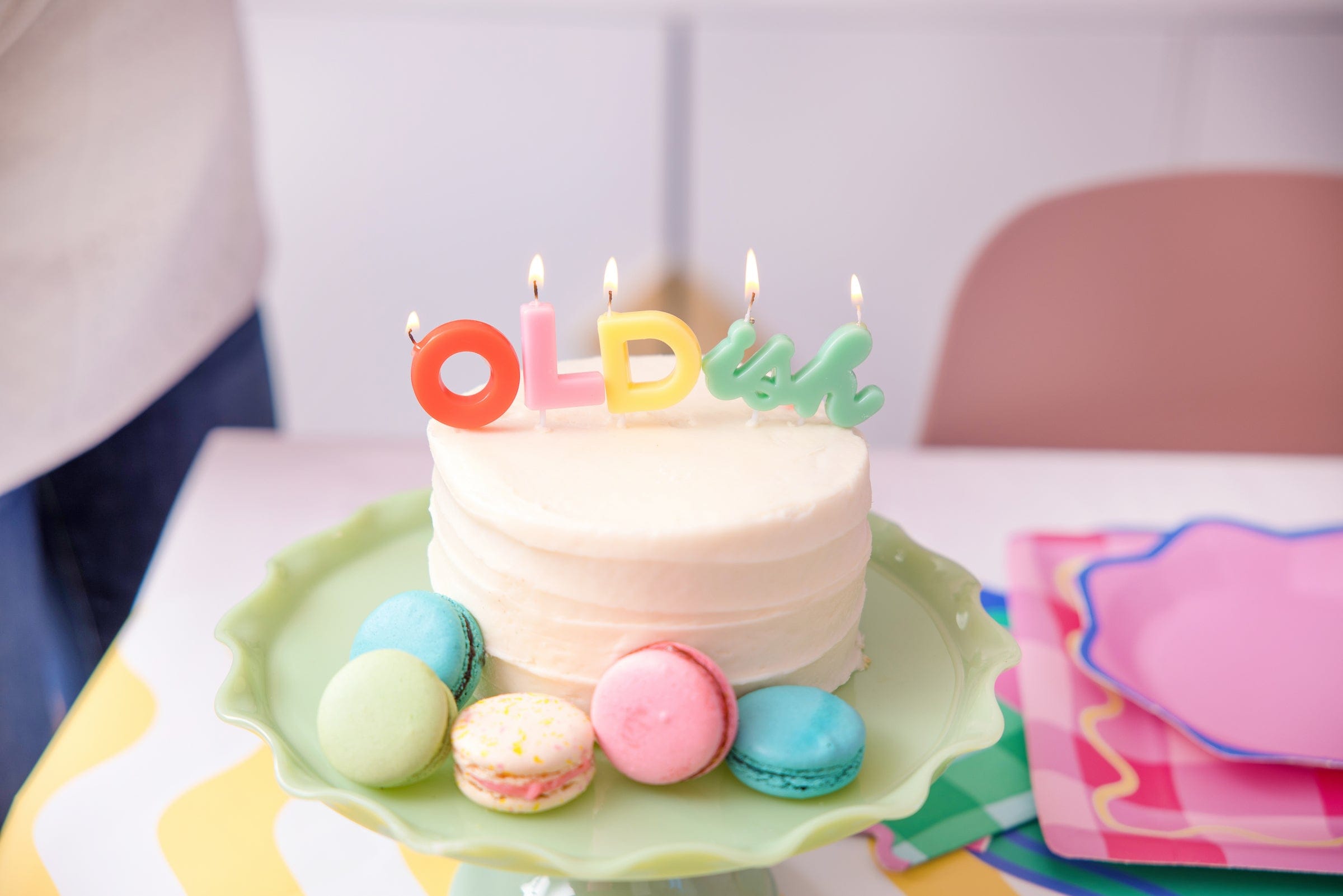 OLDish Birthday Candle