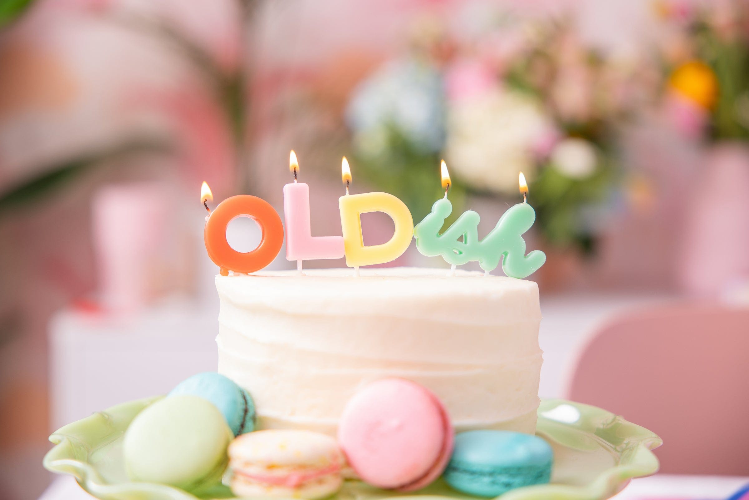 OLDish Birthday Candle