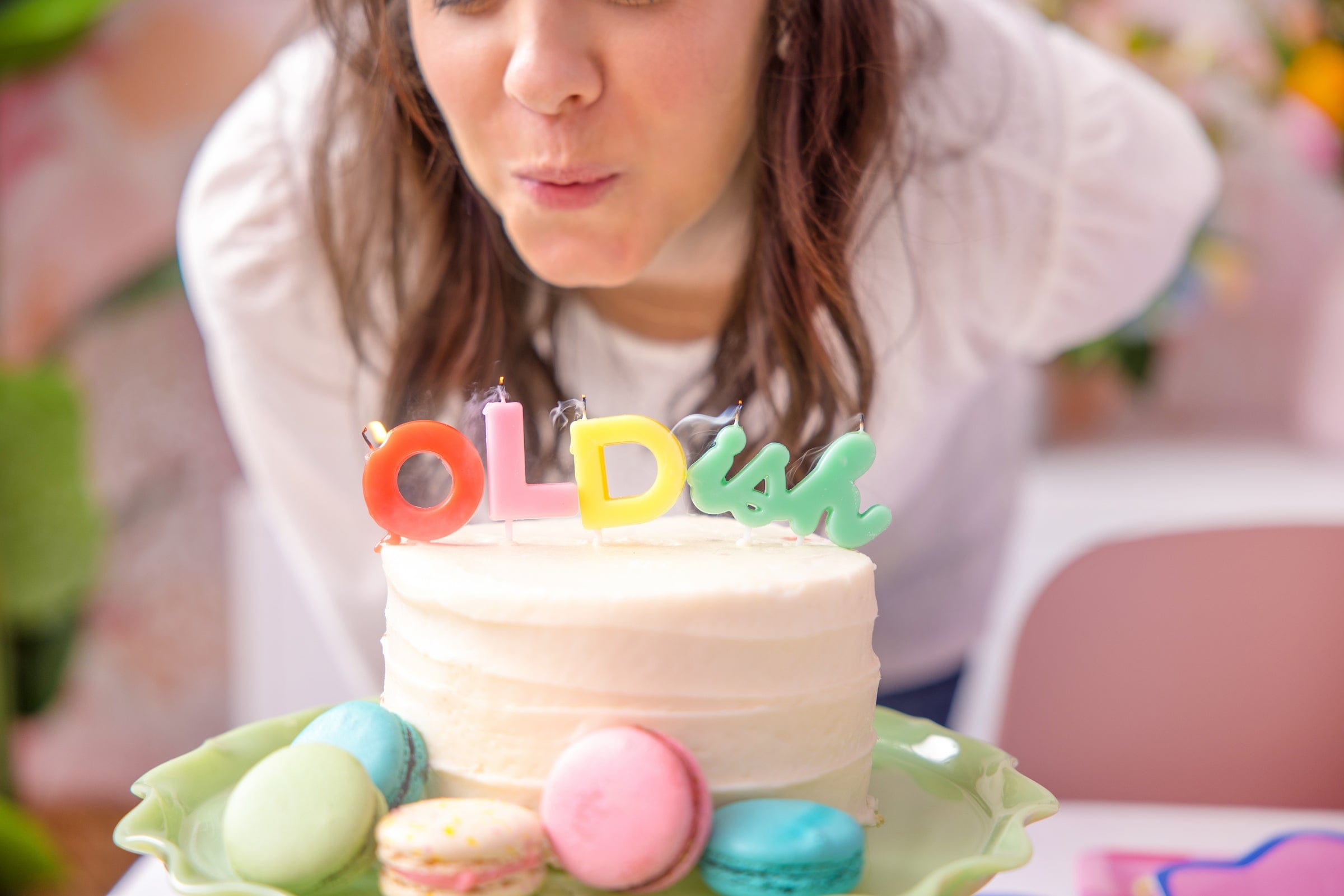 OLDish Birthday Candle