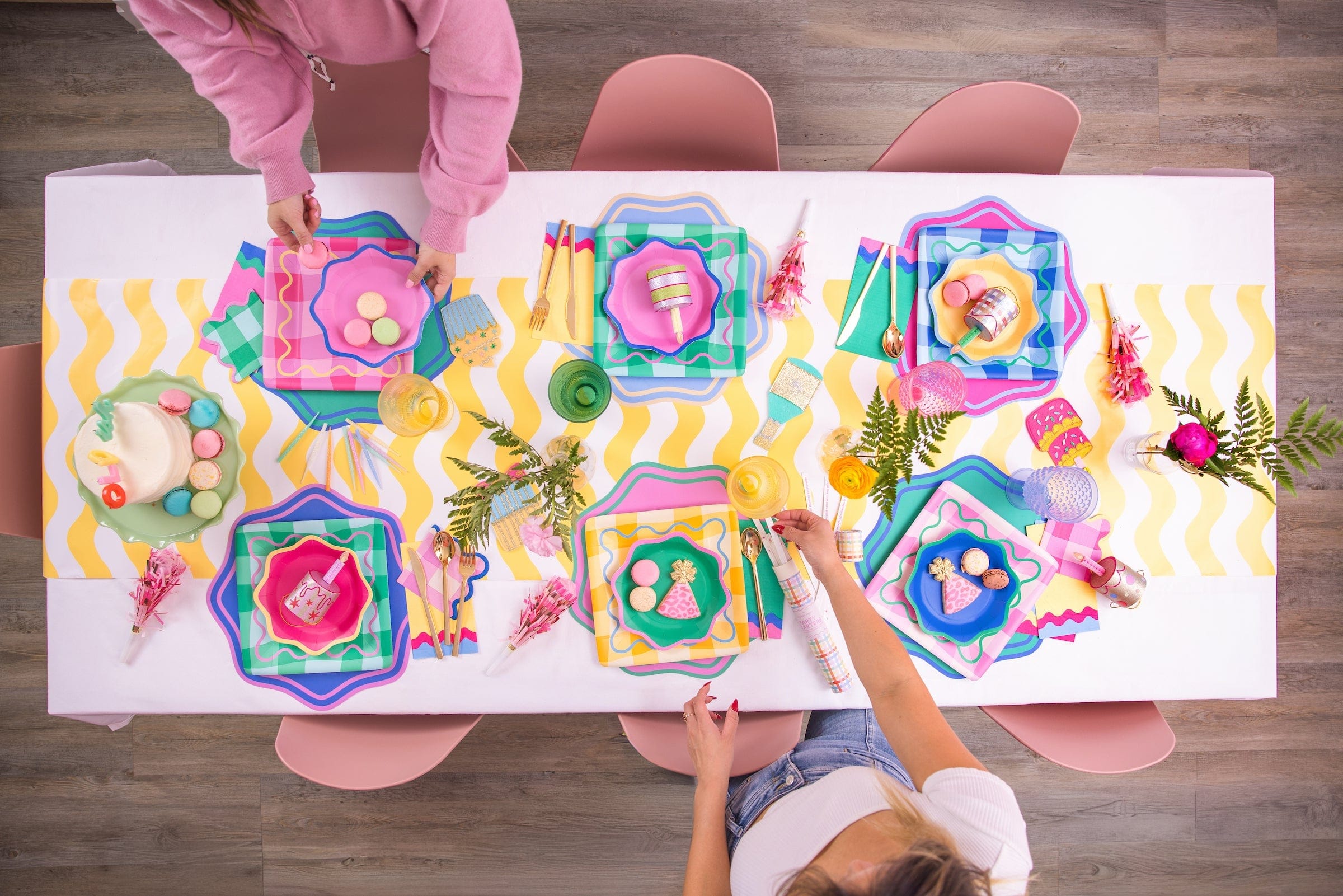 Colowave Gingham Cocktail Napkins (20 ct)