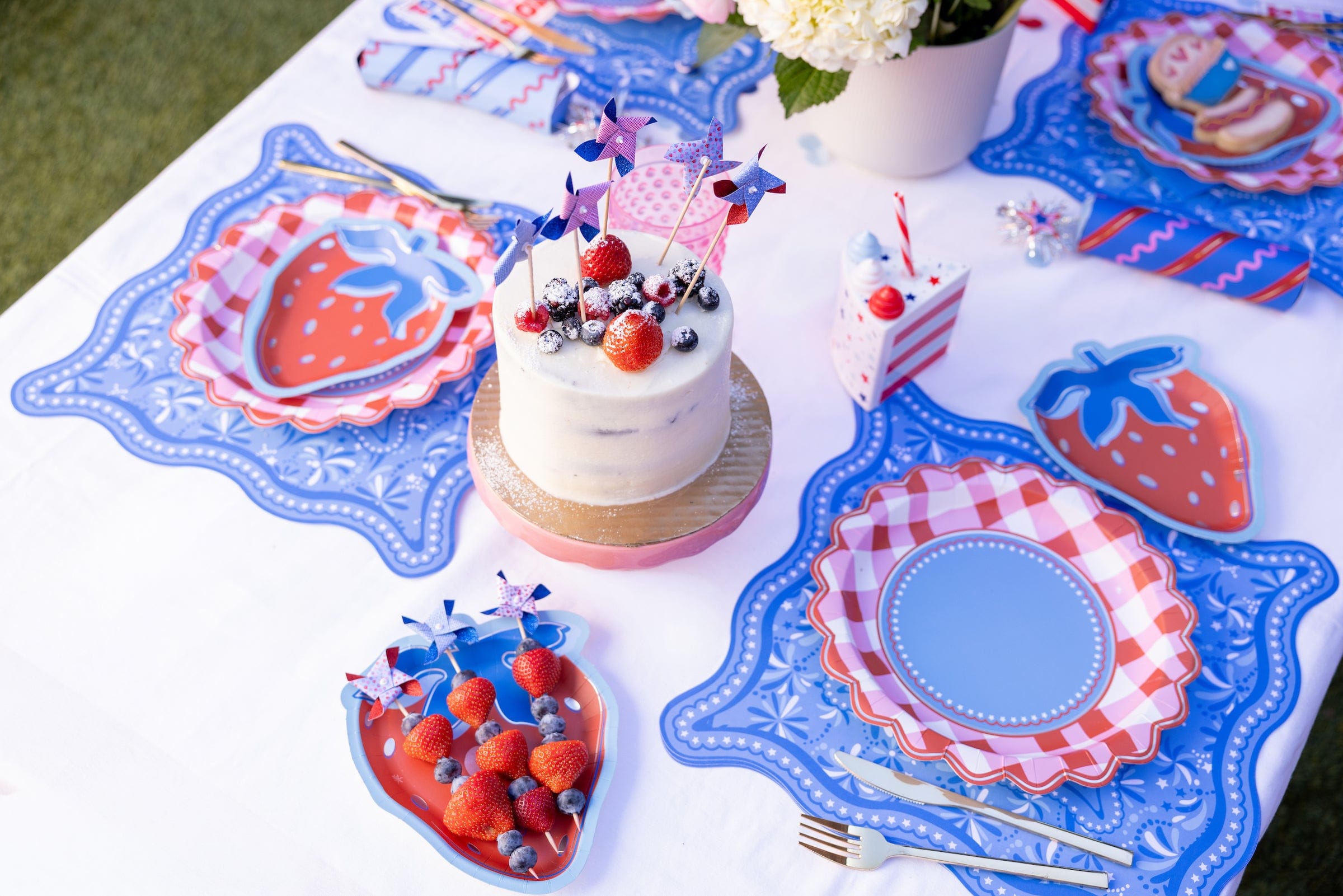 Mini Pinwheel Cake Toppers (8 ct)