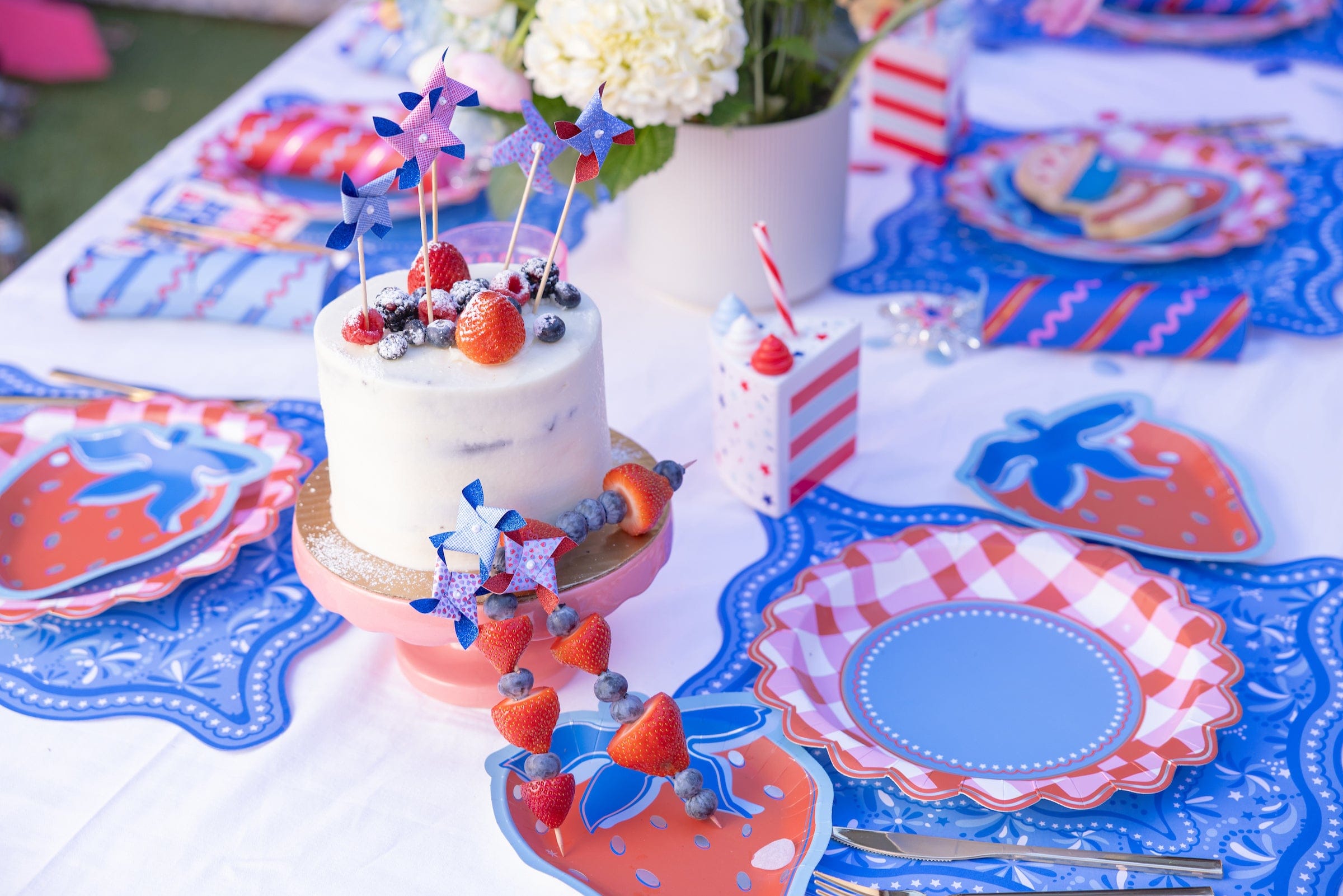 Mini Pinwheel Cake Toppers (8 ct)