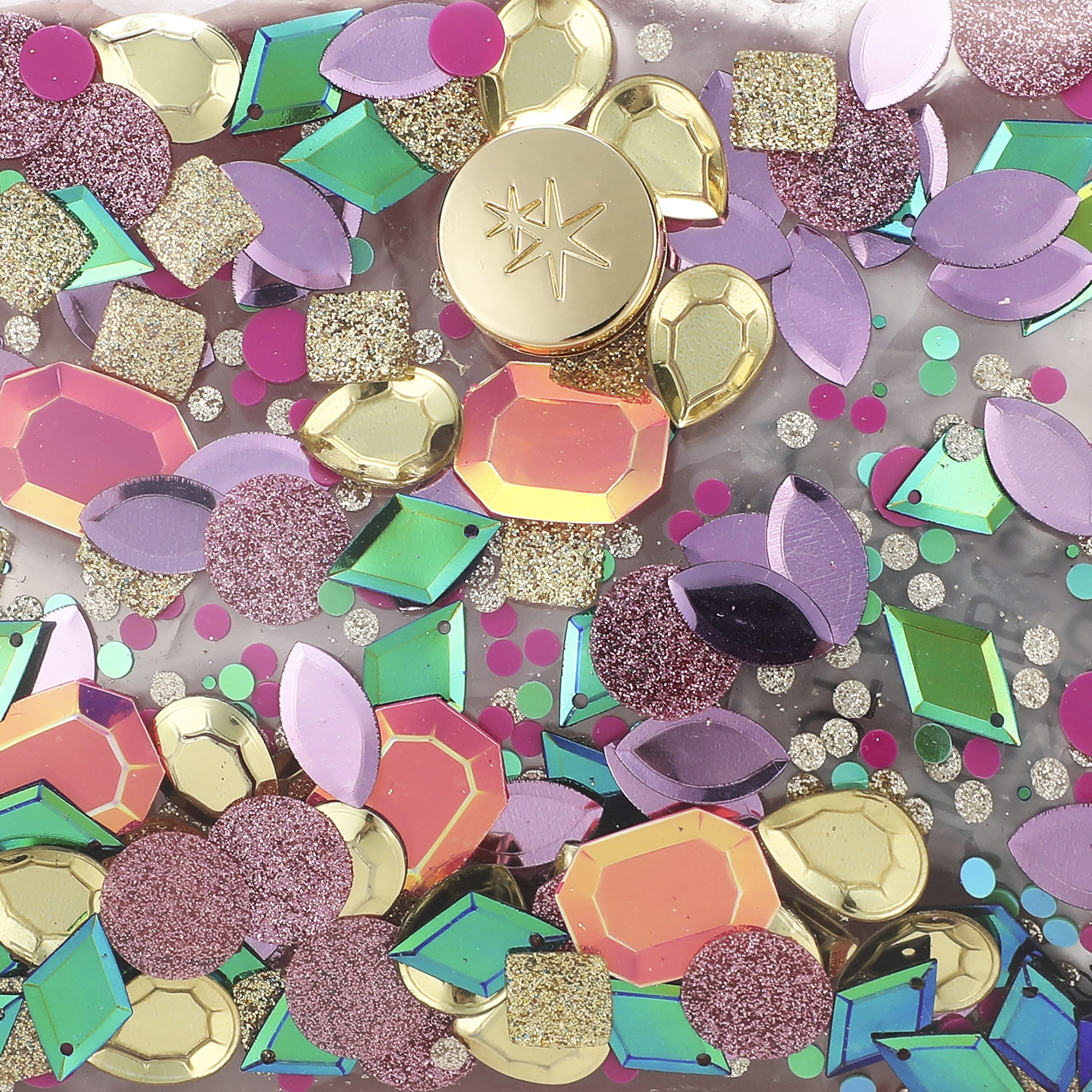 Jewel Confetti Clear Pencil Pouch