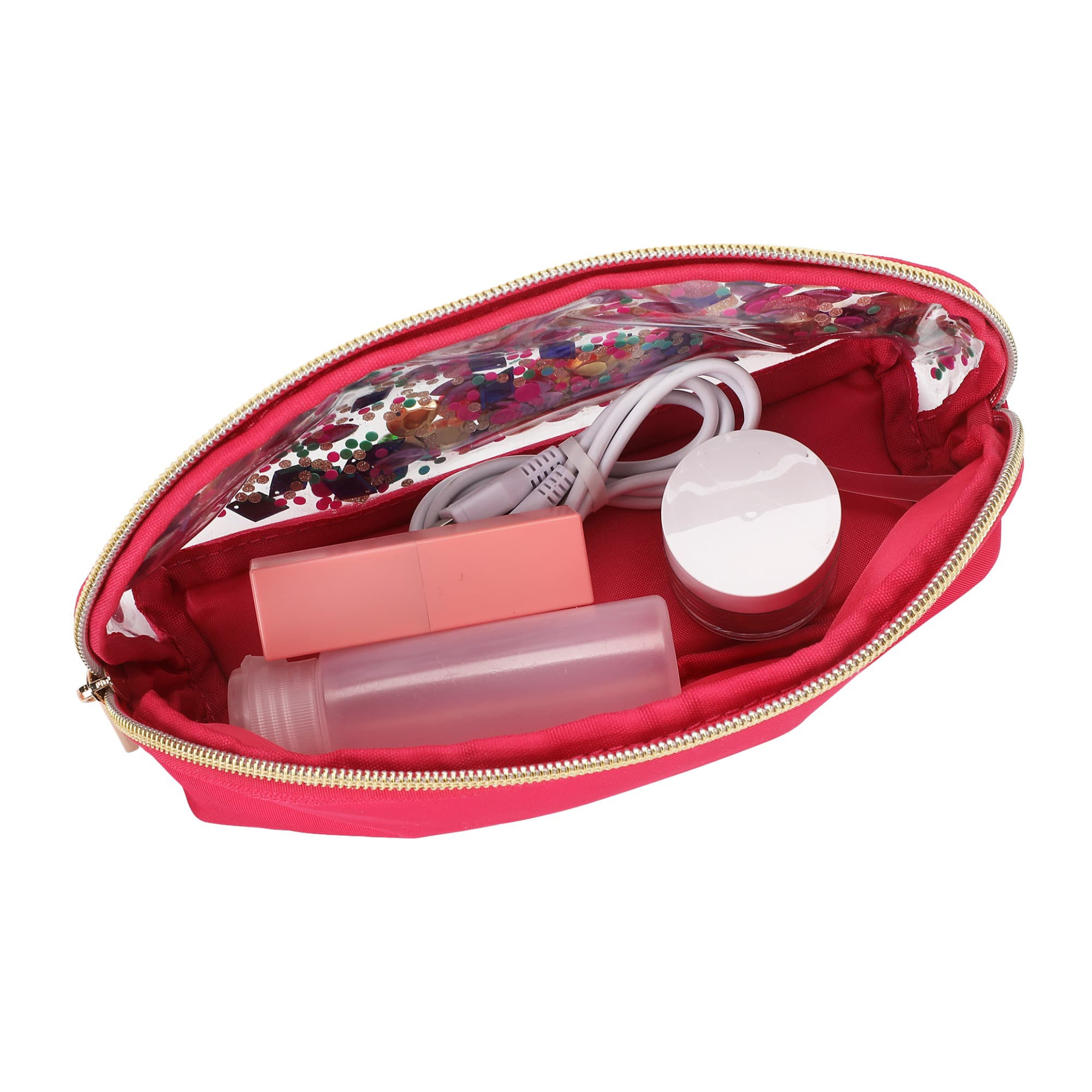 Jewel Confetti Clear Pencil Pouch