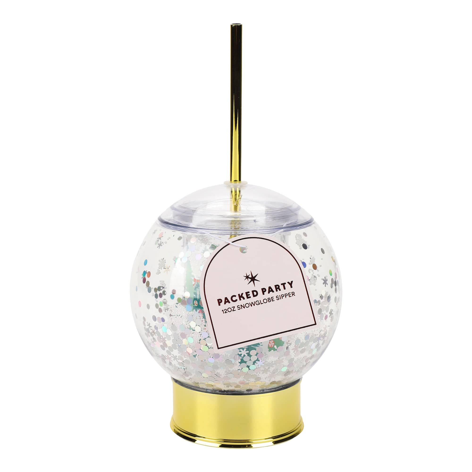 Holiday Snow Globe Sipper (Christmas Cup)