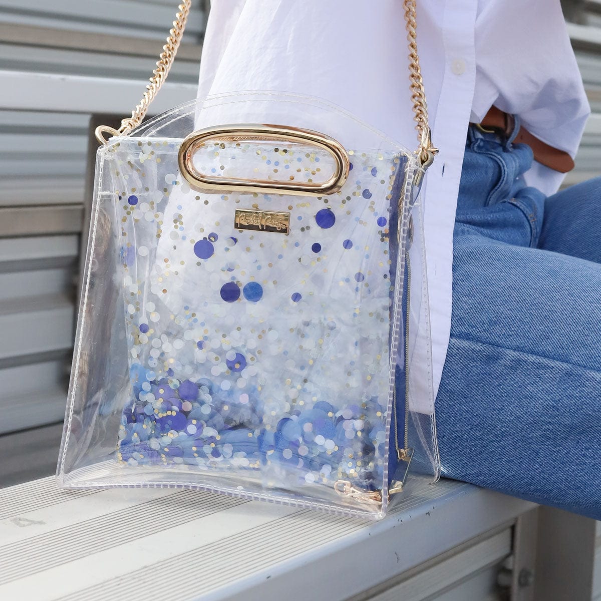 Confetti Everything Pouch & Stadium Bag Set