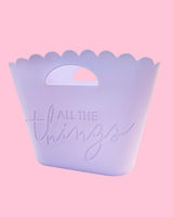 All The Things Lavender Jelly Tote