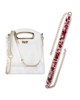 Confetti Strap and Clear Crossbody Bundle