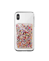 Celebrate Every Day Confetti Stick On Cell Phone Wallet for iPhone or Android