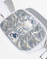 Snow Much Fun Puffer Confetti Travel Bag