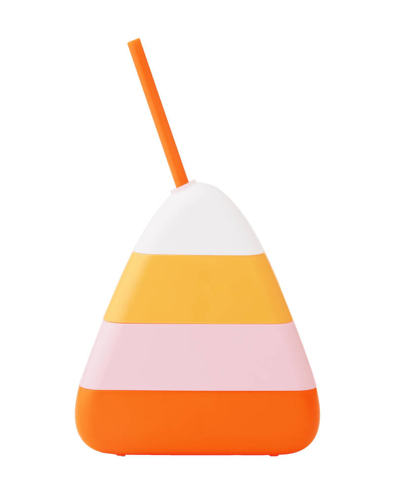 candy corn sipper set with straws