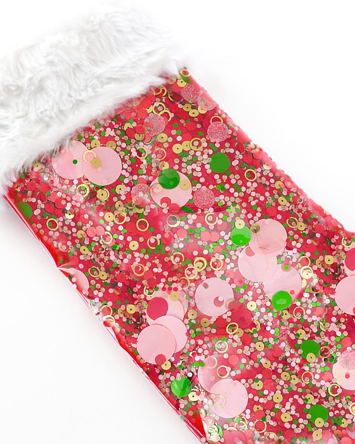 Holiday Spirit Confetti Stocking