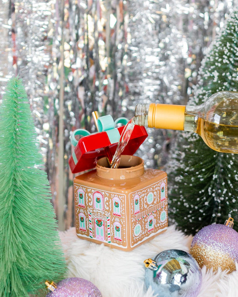 Gingerbread House Holiday Gift Sipper