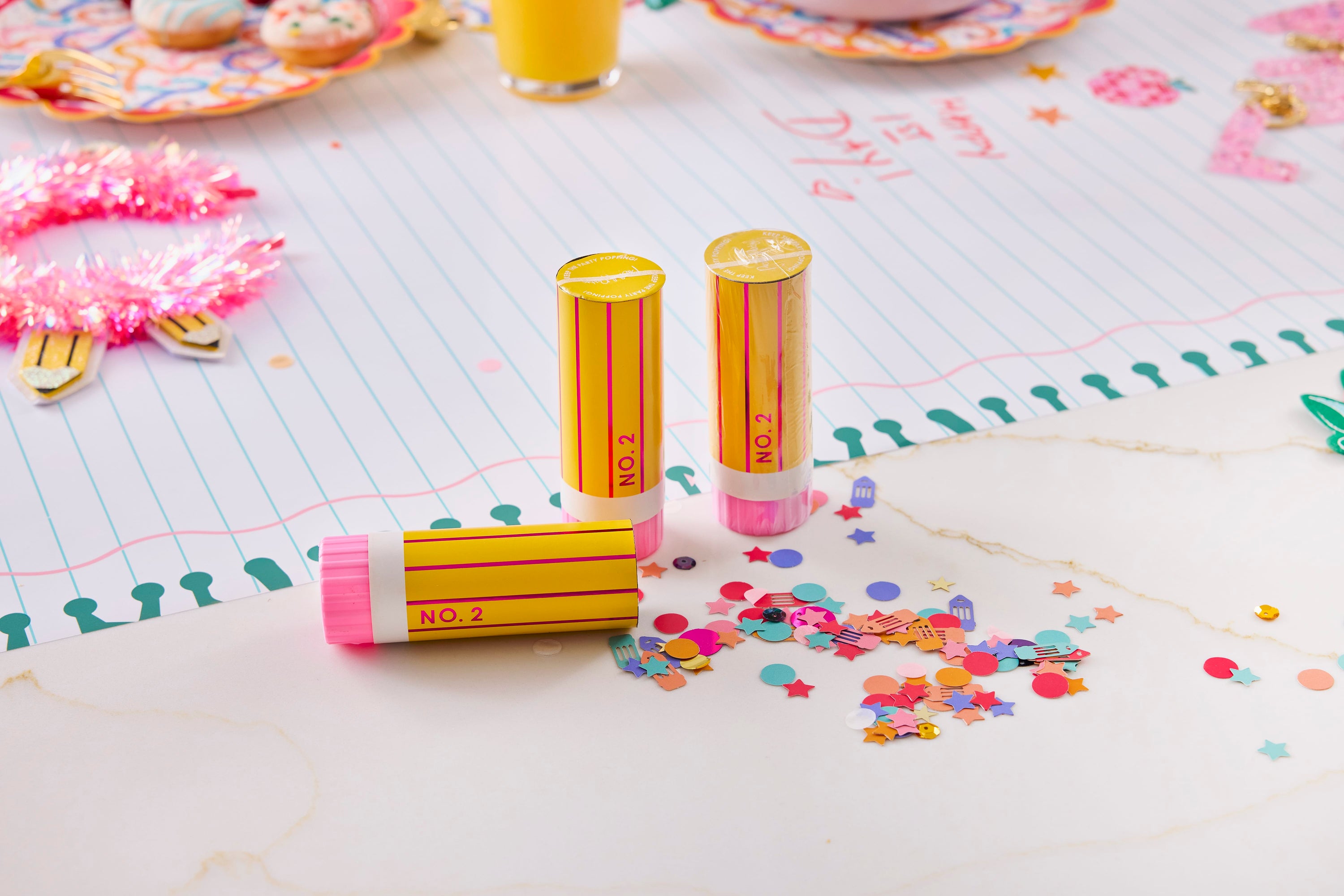 Pencil Confetti Poppers