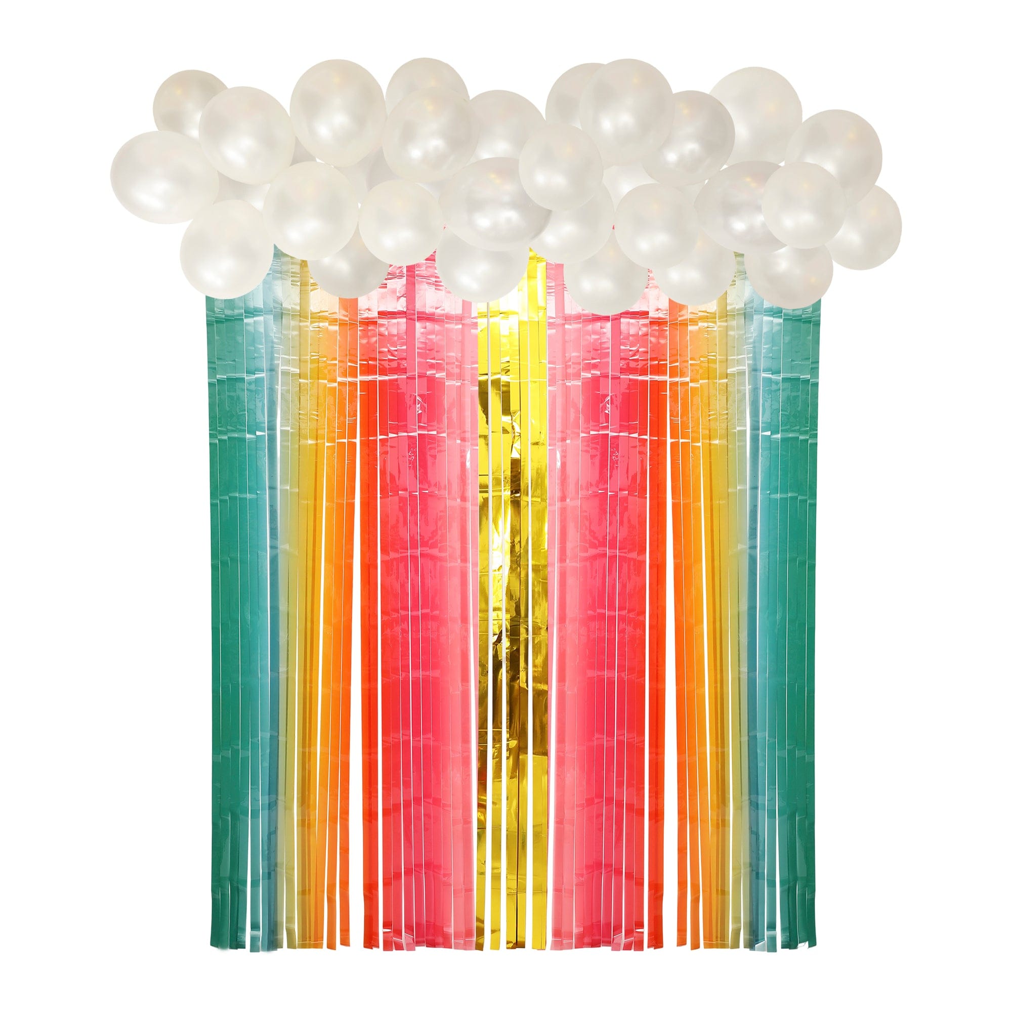 Over the Rainbow Balloon and Streamer Backdrop