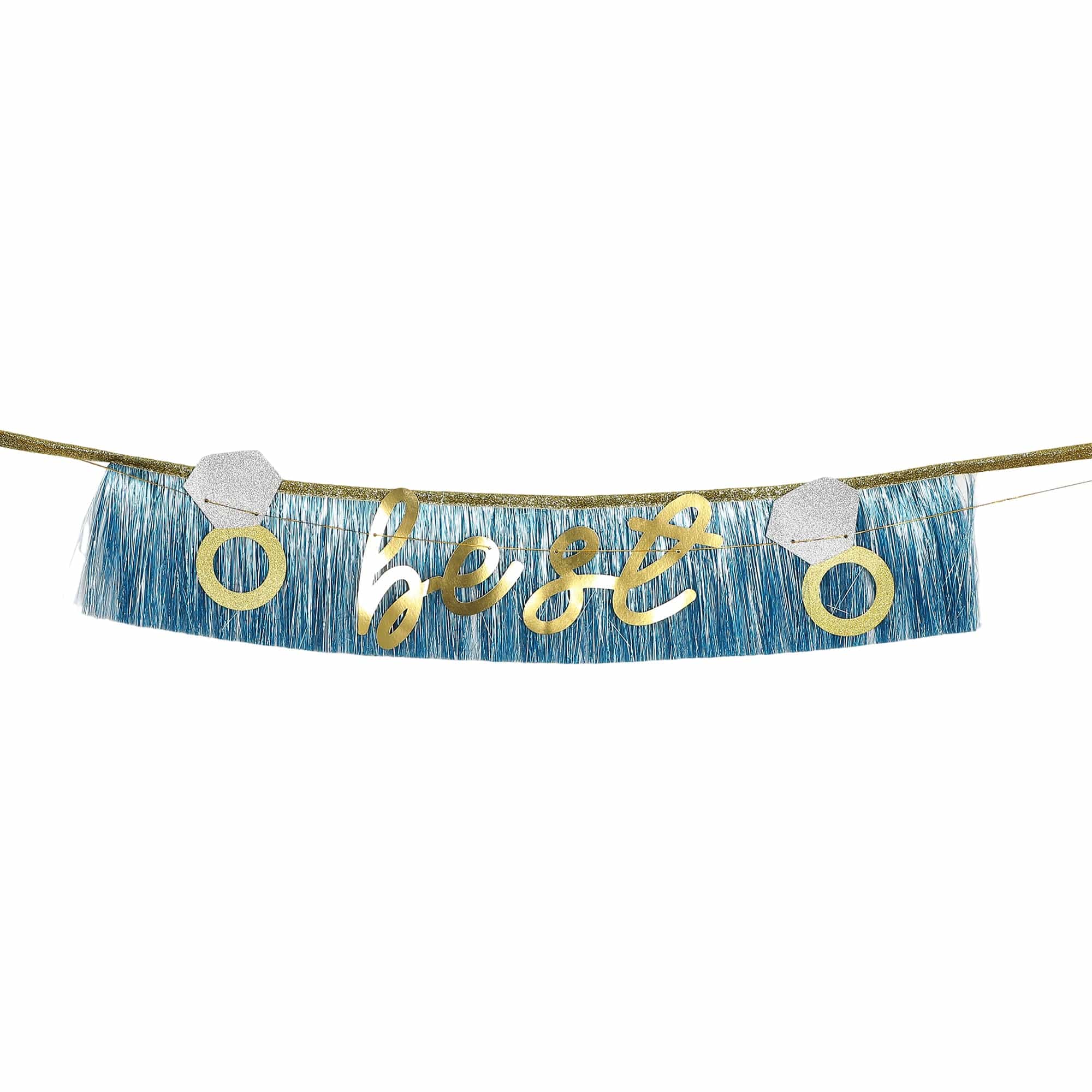 Best Day Ever Bachelorette & Wedding Shower Fringe Garland Banner