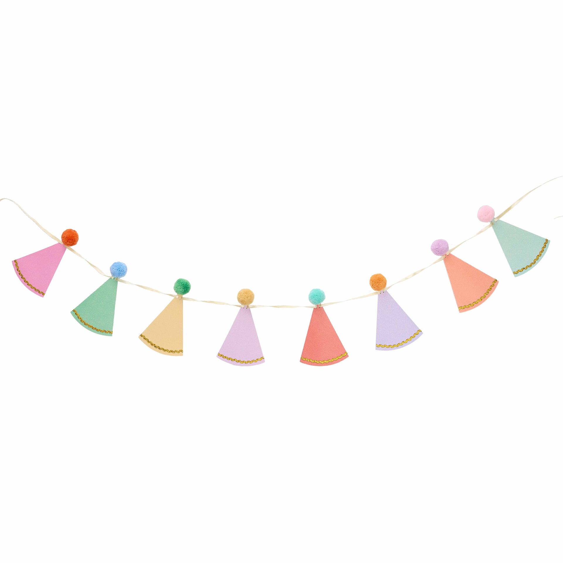 Pom Pom Hats Reusable Garland