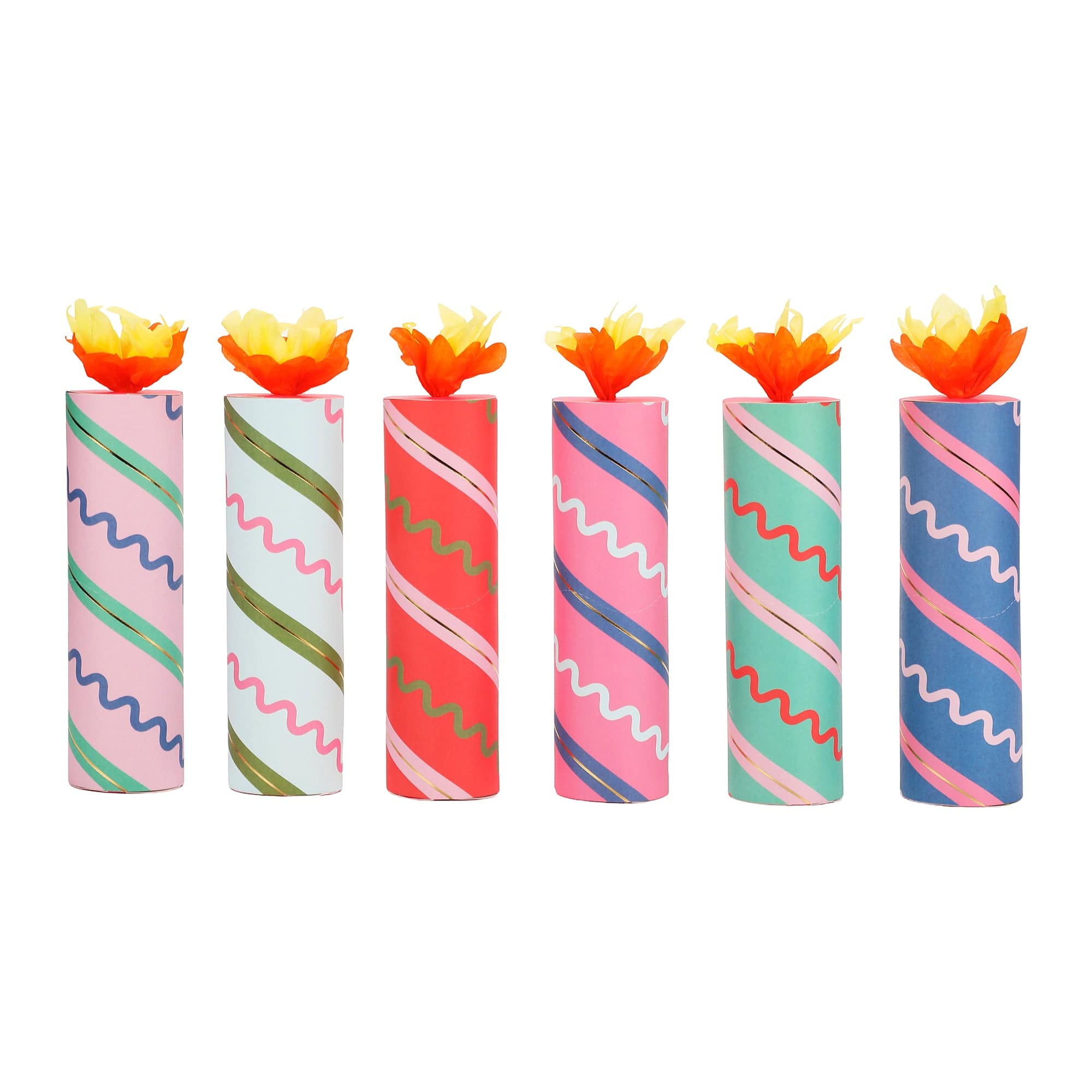 Birthday Bash Confetti Poppers (6 count)