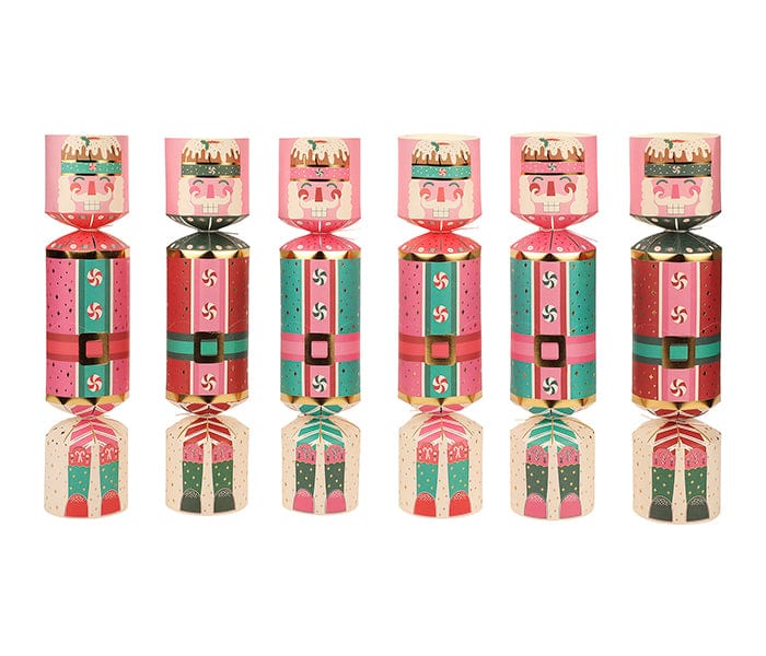 Christmas Nutcracker Holiday Crackers (Set of 6)