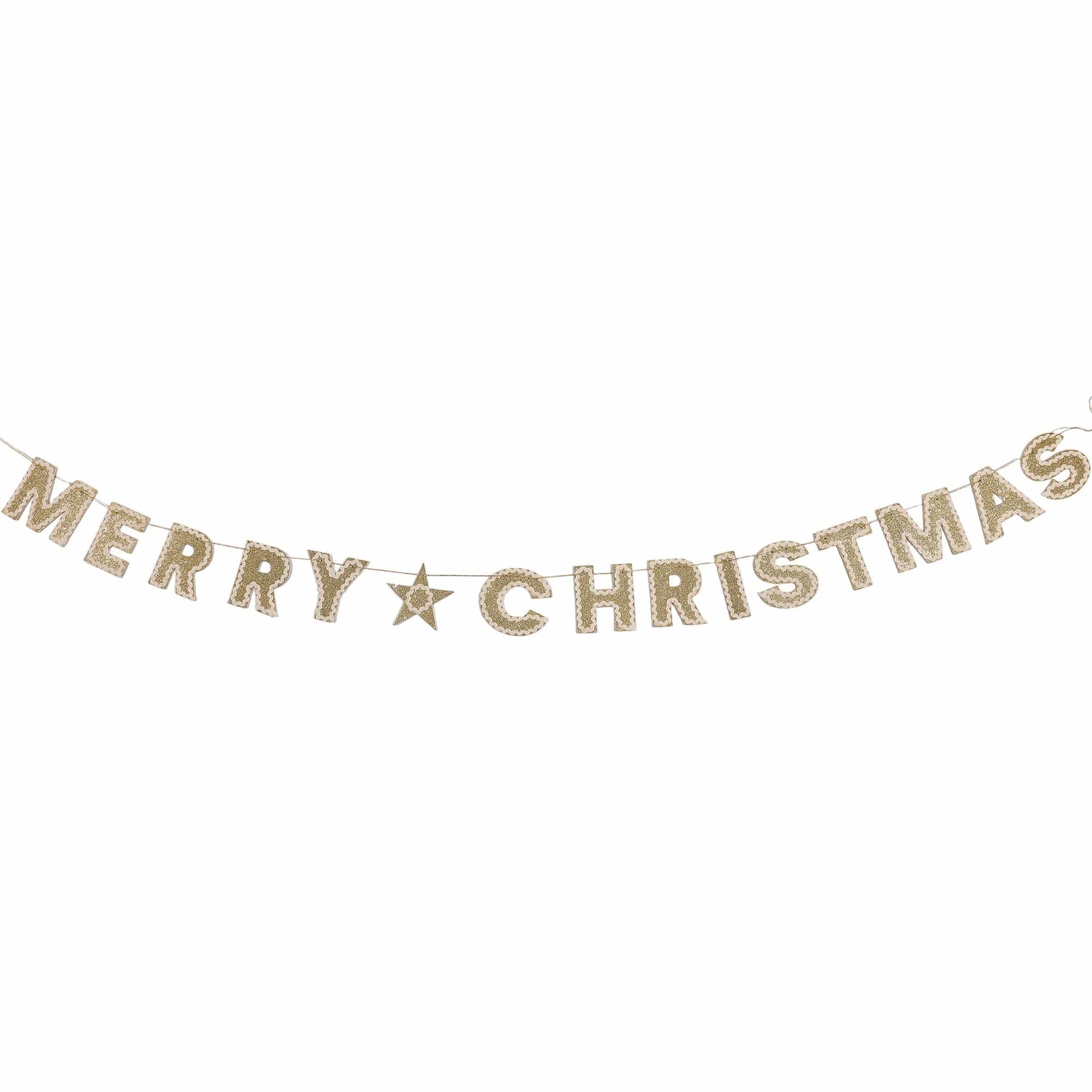 Merry Christmas Shimmer Banner