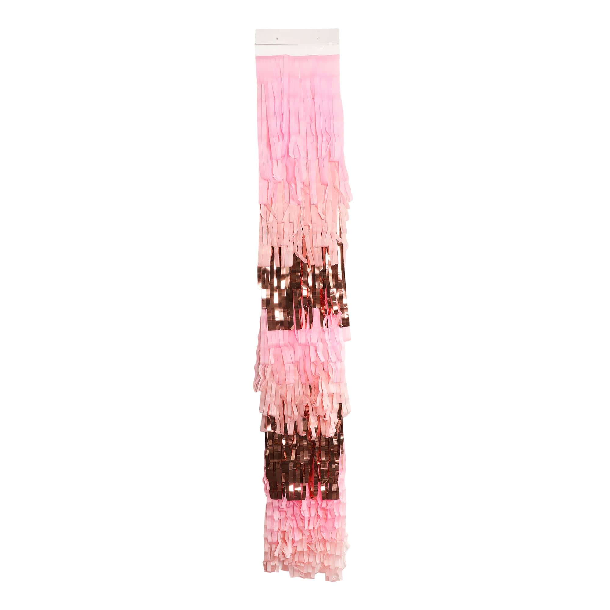 Pretty in Pink Fringe Canopy Banners (Set of 2)