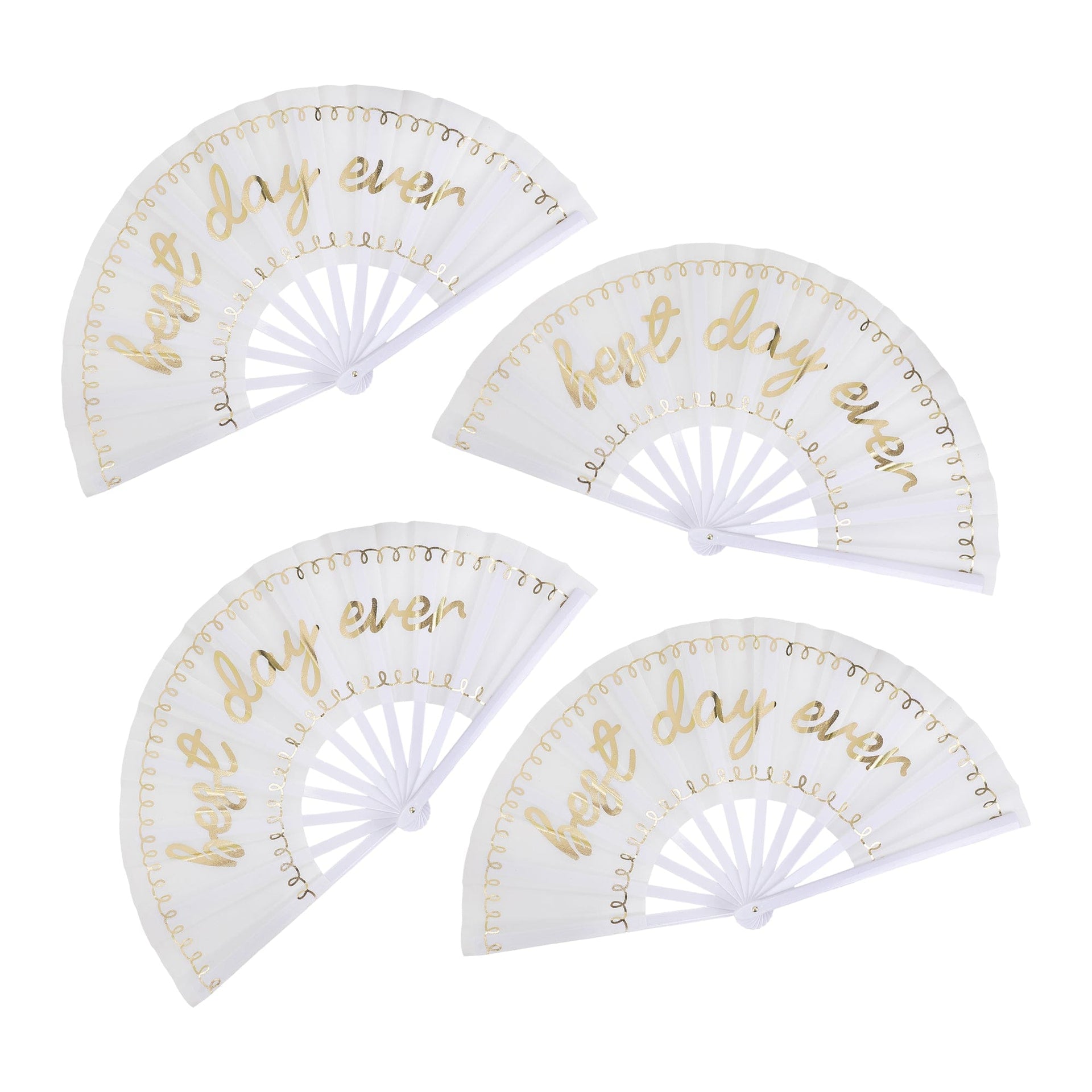Best Day Ever Bridal Fans
