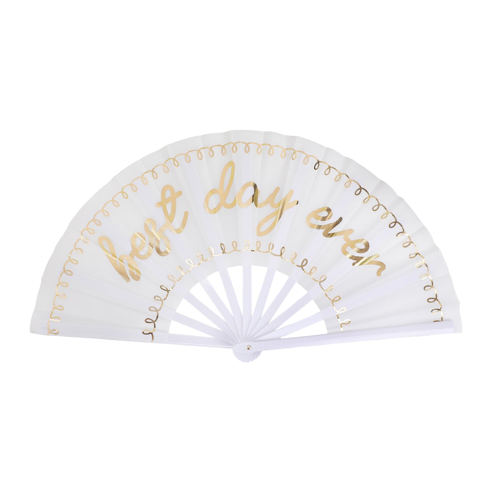 Best Day Ever Bridal Party Fans (4ct)