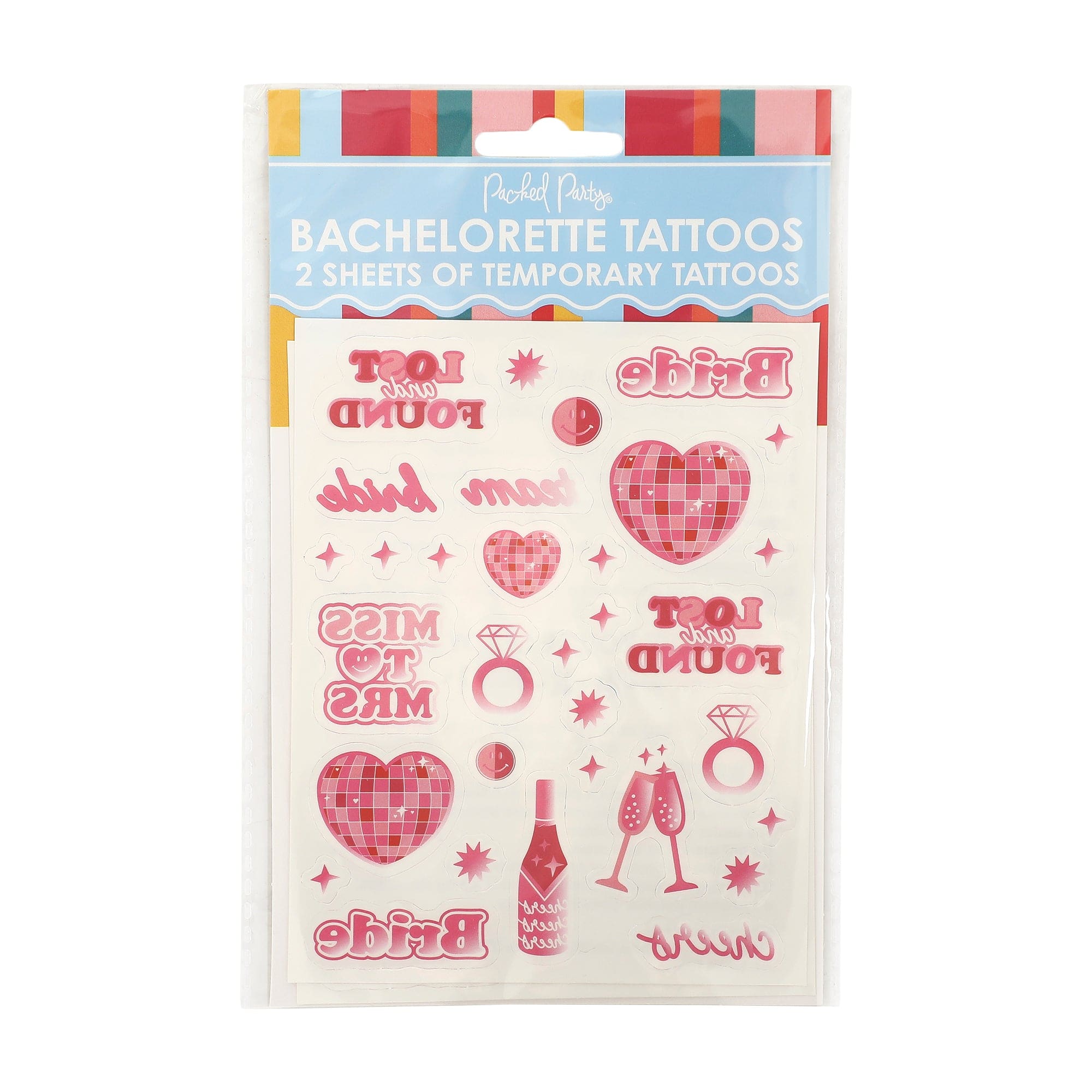 Bachelorette Bash Temporary Tattoos