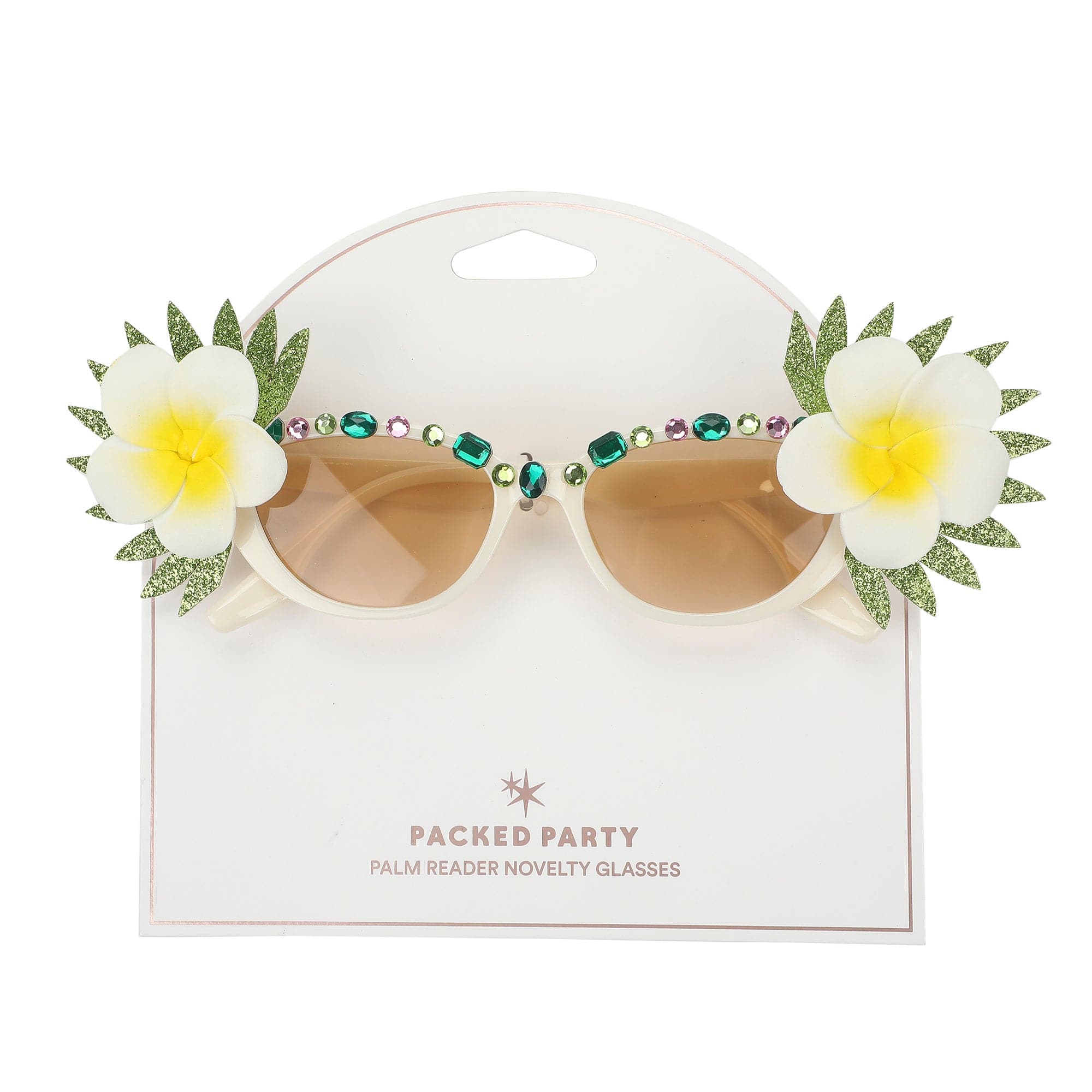 Party in the Palms Novelty Glasses