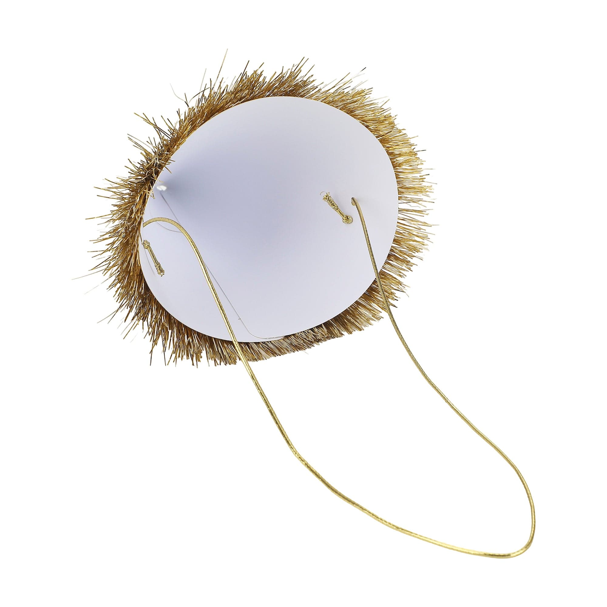 Mini Gold Fringe Party Hats (set of 4)