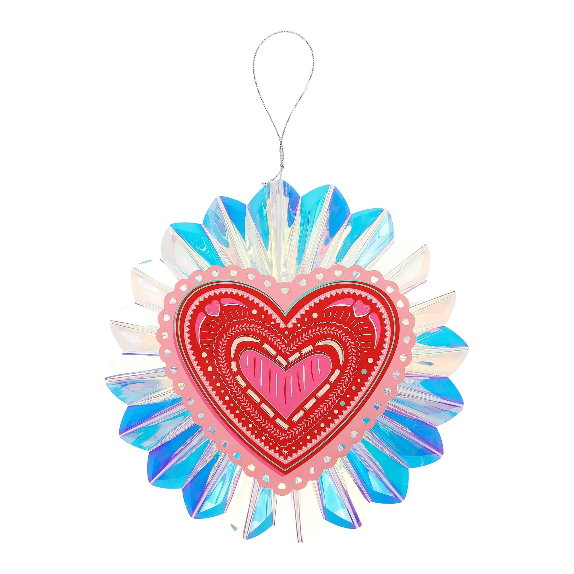 Decorative Valentine Hearts Pack -  Table & Hanging Decor (set of 6)
